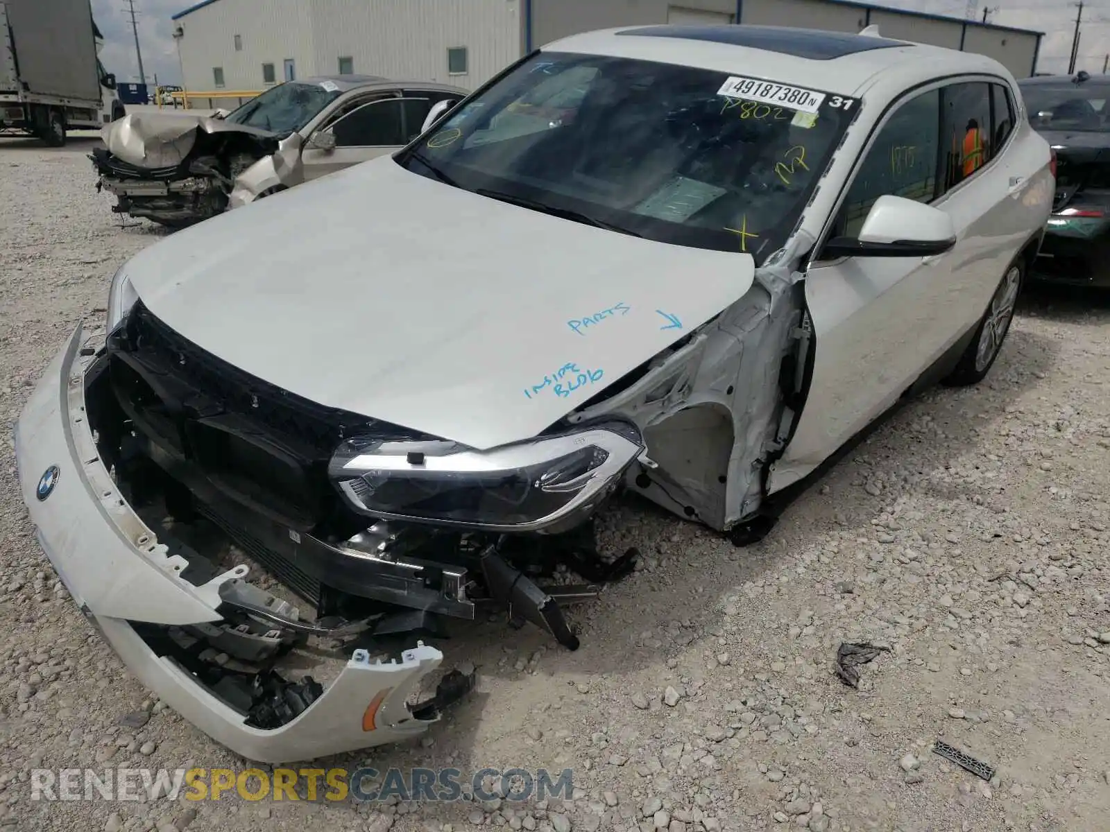 2 Photograph of a damaged car WBXYH9C00L5P80278 BMW X2 2020