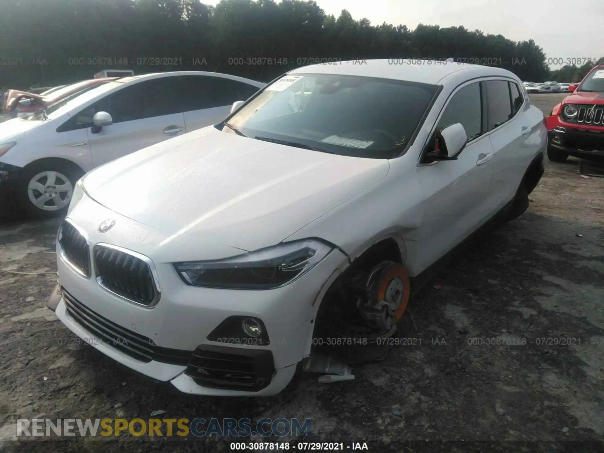 2 Photograph of a damaged car WBXYH9C02L5P14931 BMW X2 2020