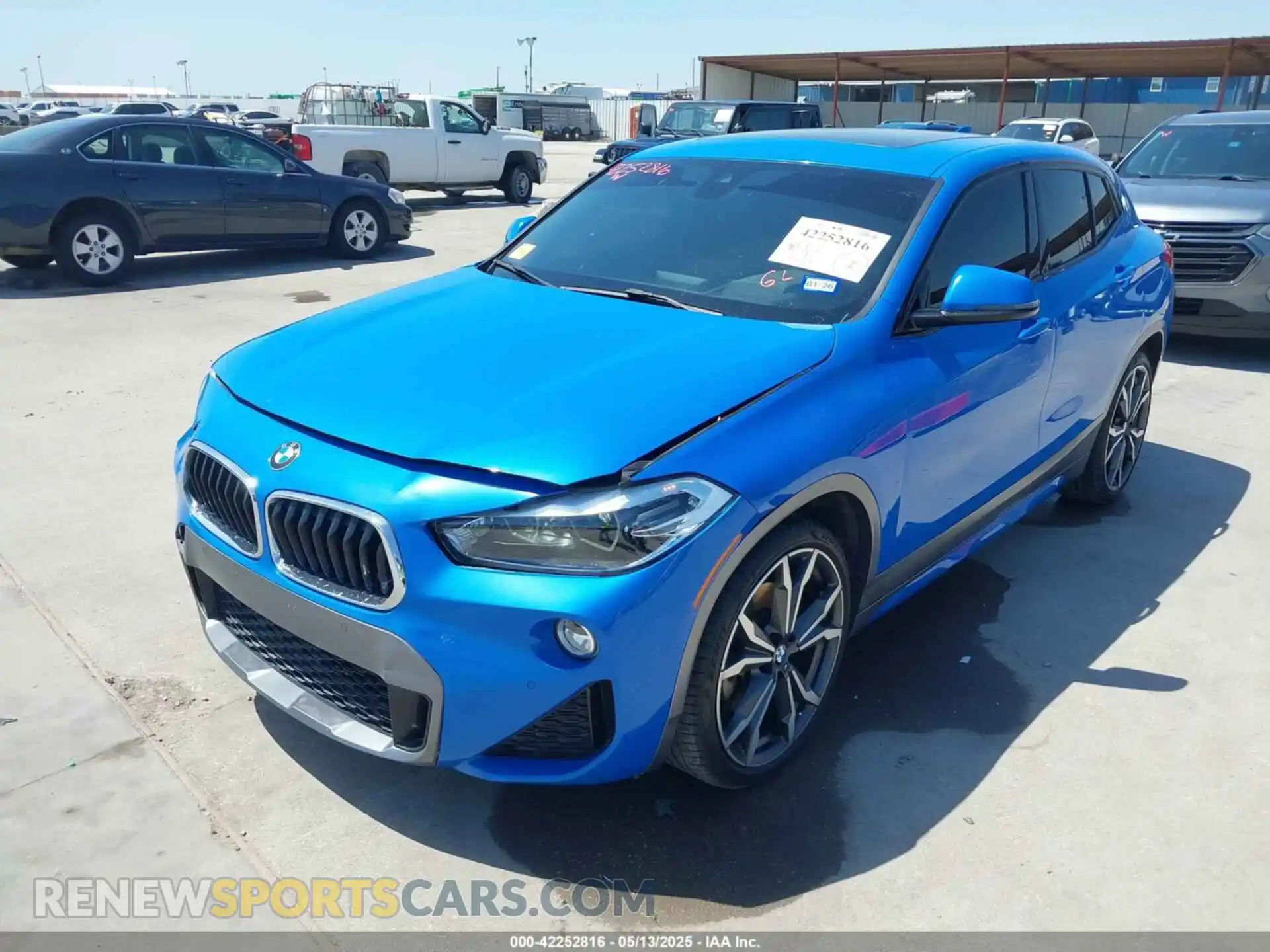 2 Photograph of a damaged car WBXYH9C02L5P23435 BMW X2 2020