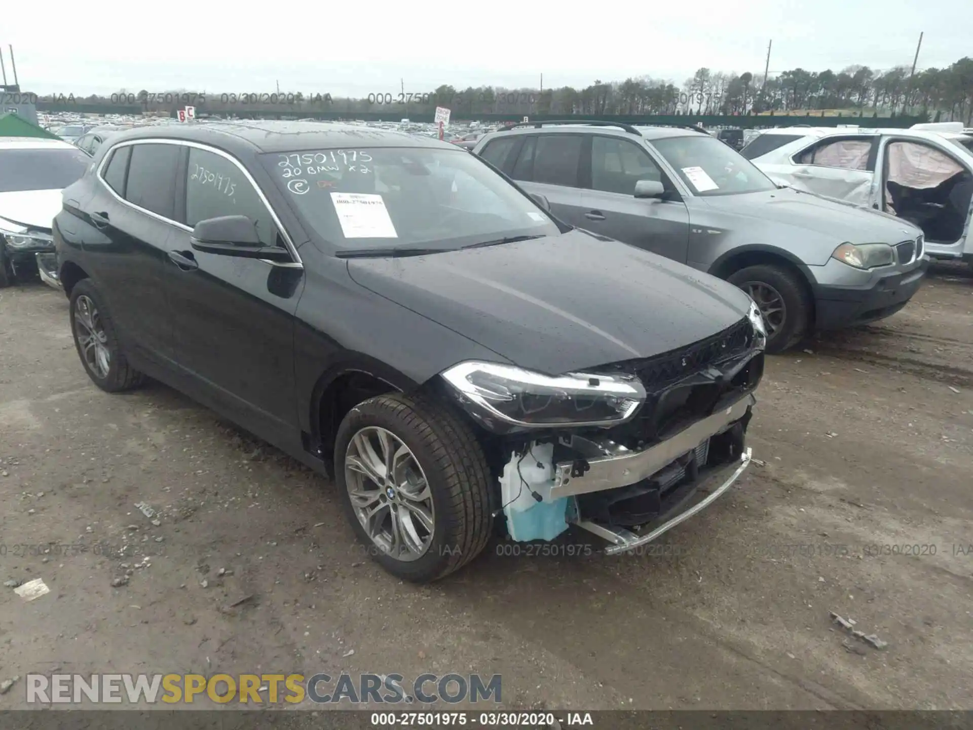 1 Photograph of a damaged car WBXYJ1C00L5P41356 BMW X2 2020