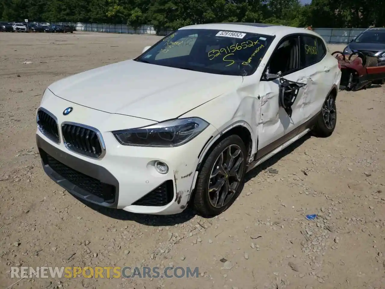 2 Photograph of a damaged car WBXYJ1C00L5P50381 BMW X2 2020