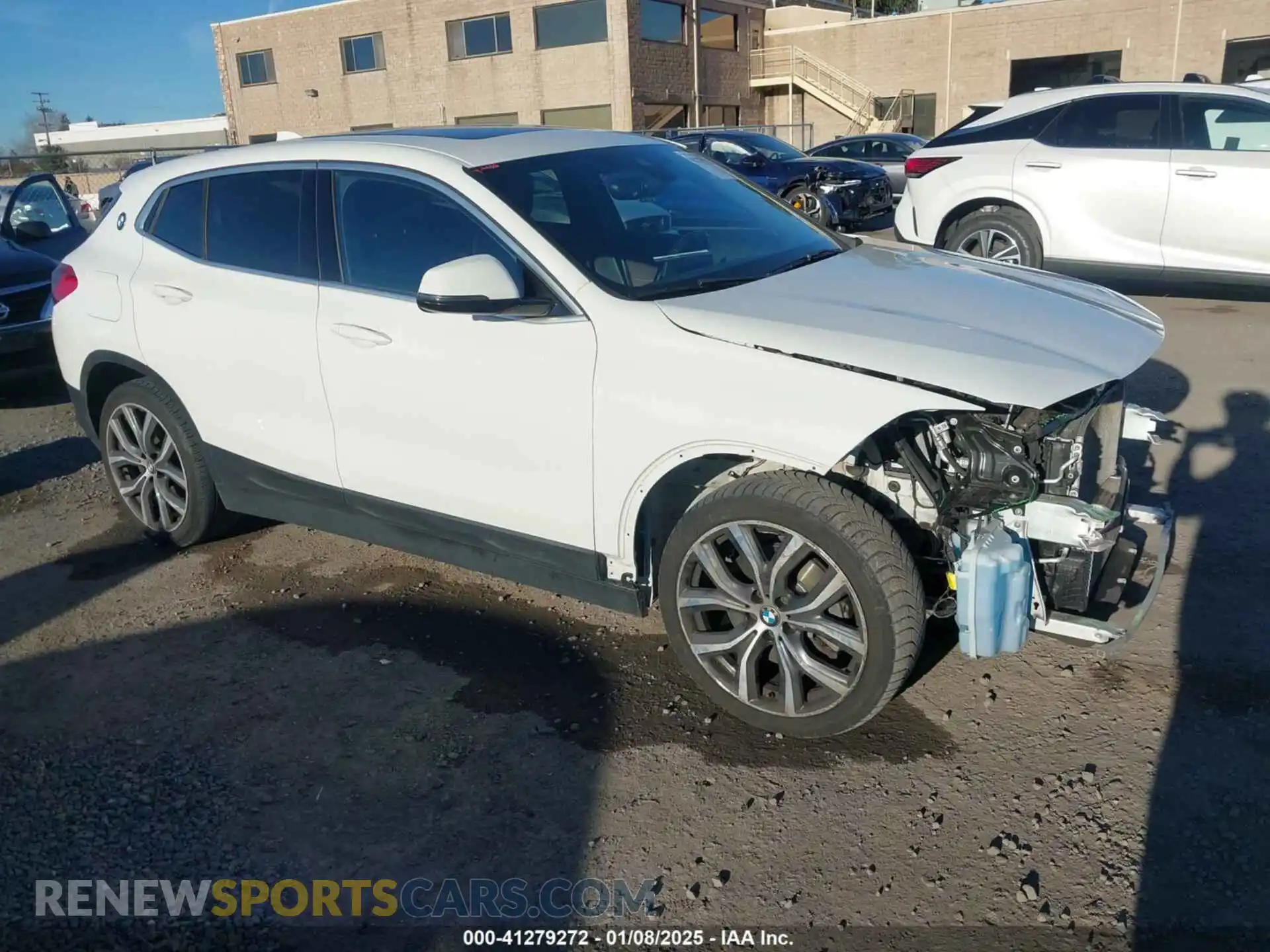 1 Photograph of a damaged car WBXYJ1C01L5P21617 BMW X2 2020