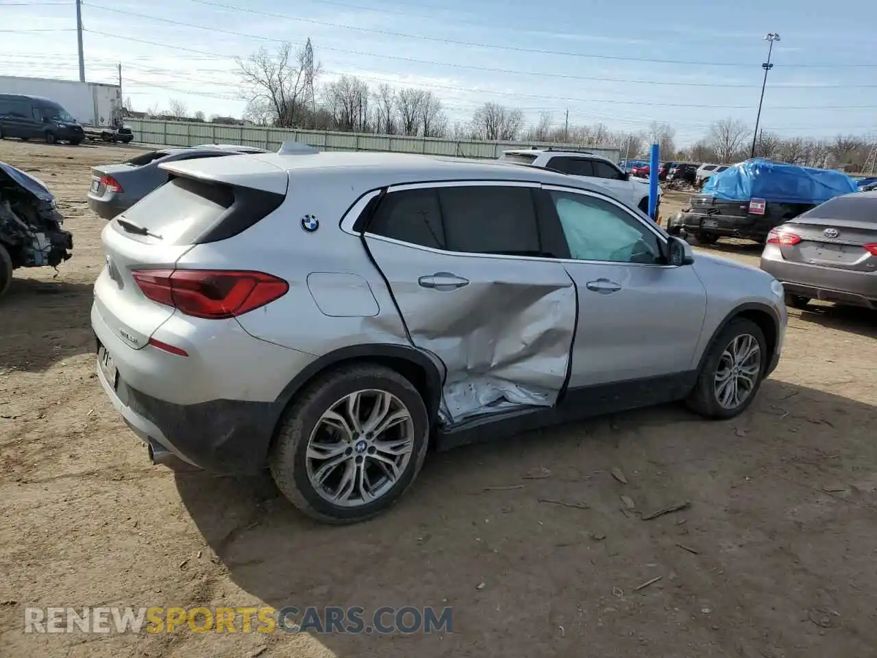 3 fotografías del automóvil dañado WBXYJ1C02L5P07094 BMW X2 2020