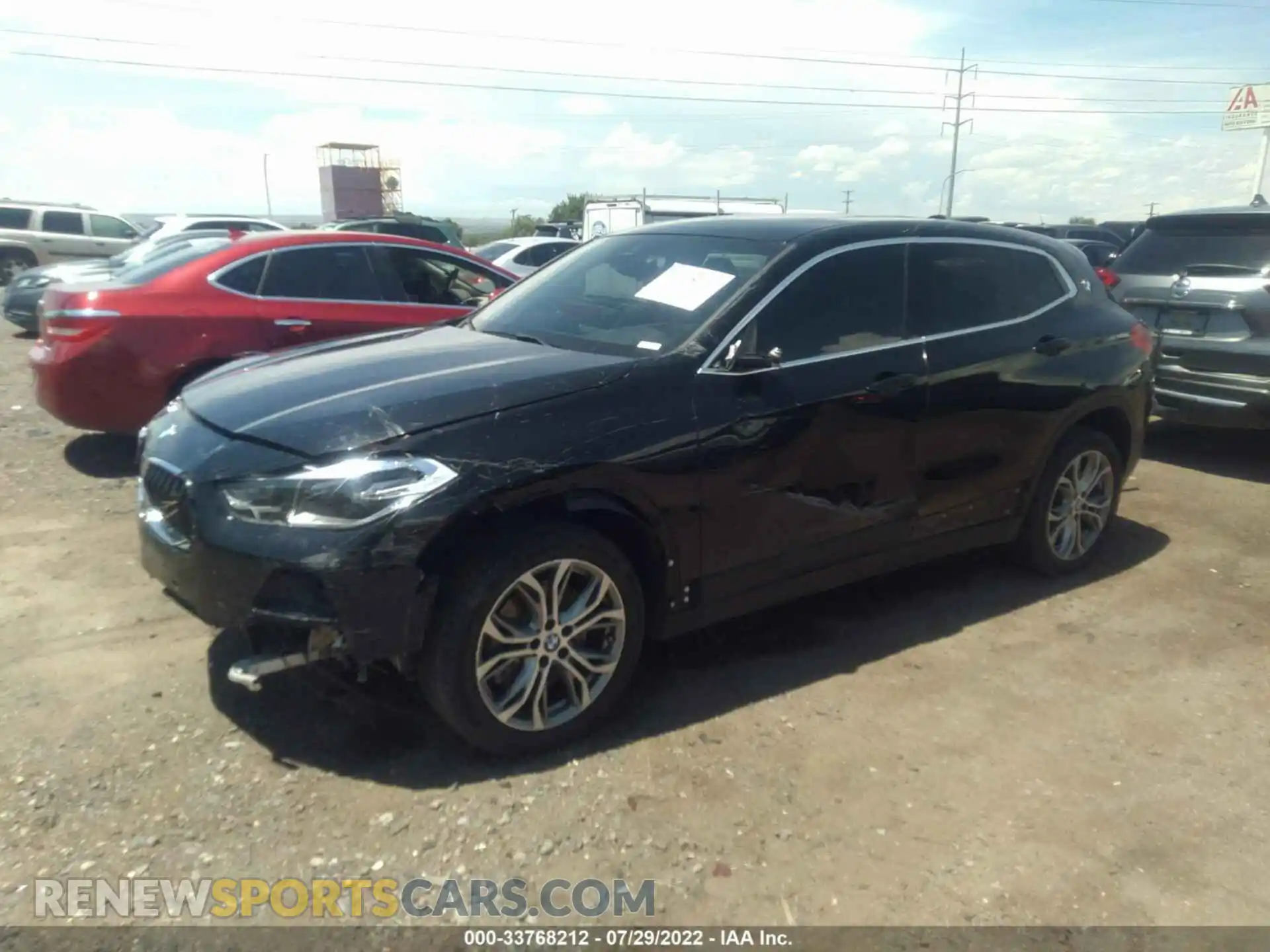 2 Photograph of a damaged car WBXYJ1C02L5P56957 BMW X2 2020