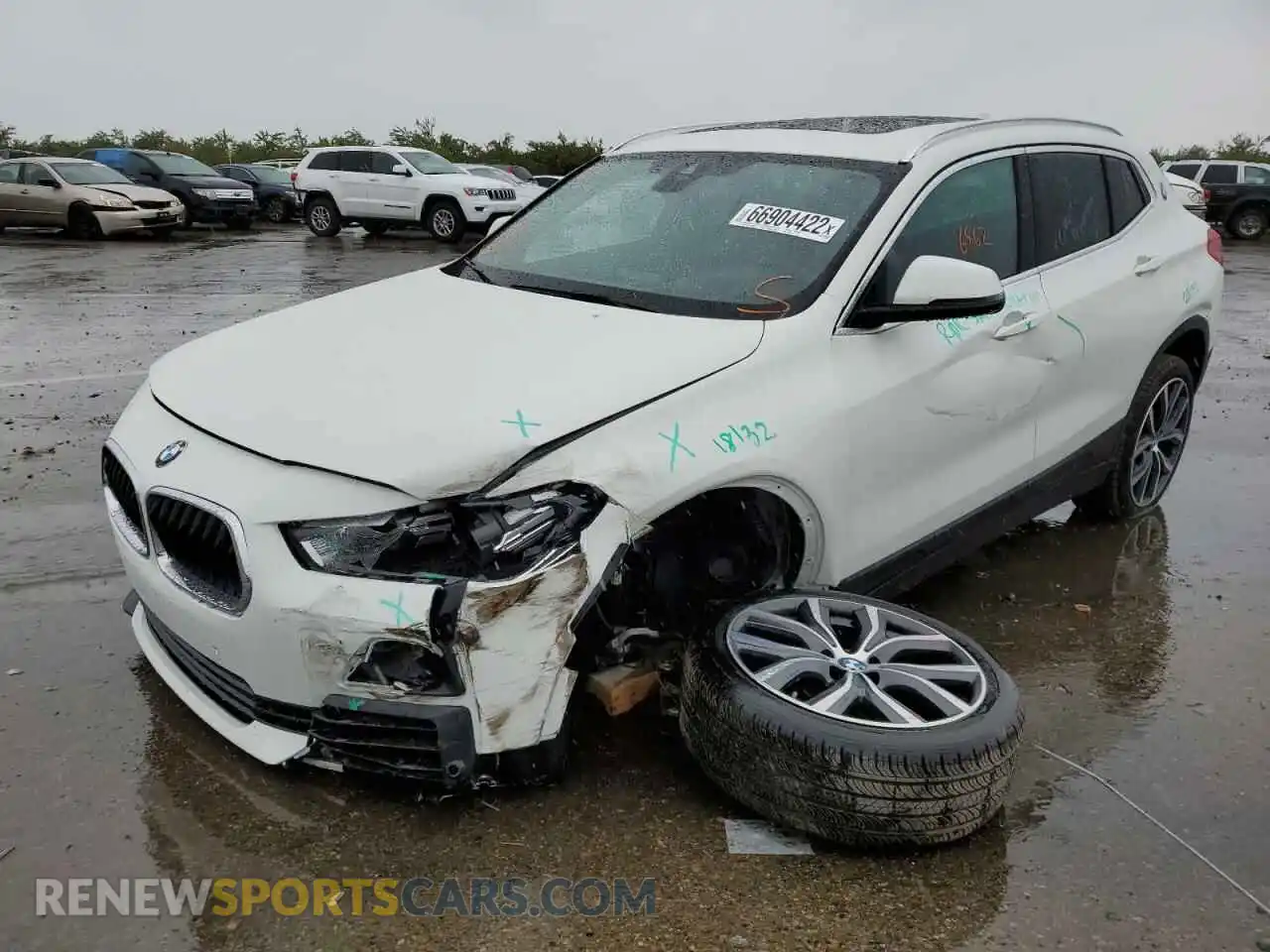 2 Photograph of a damaged car WBXYJ1C03L5P11834 BMW X2 2020