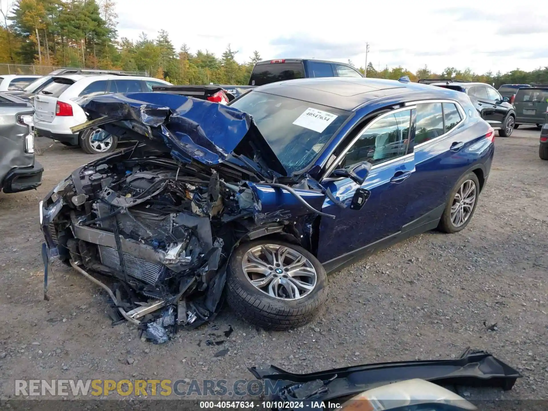 2 Photograph of a damaged car WBXYJ1C03L5R23424 BMW X2 2020