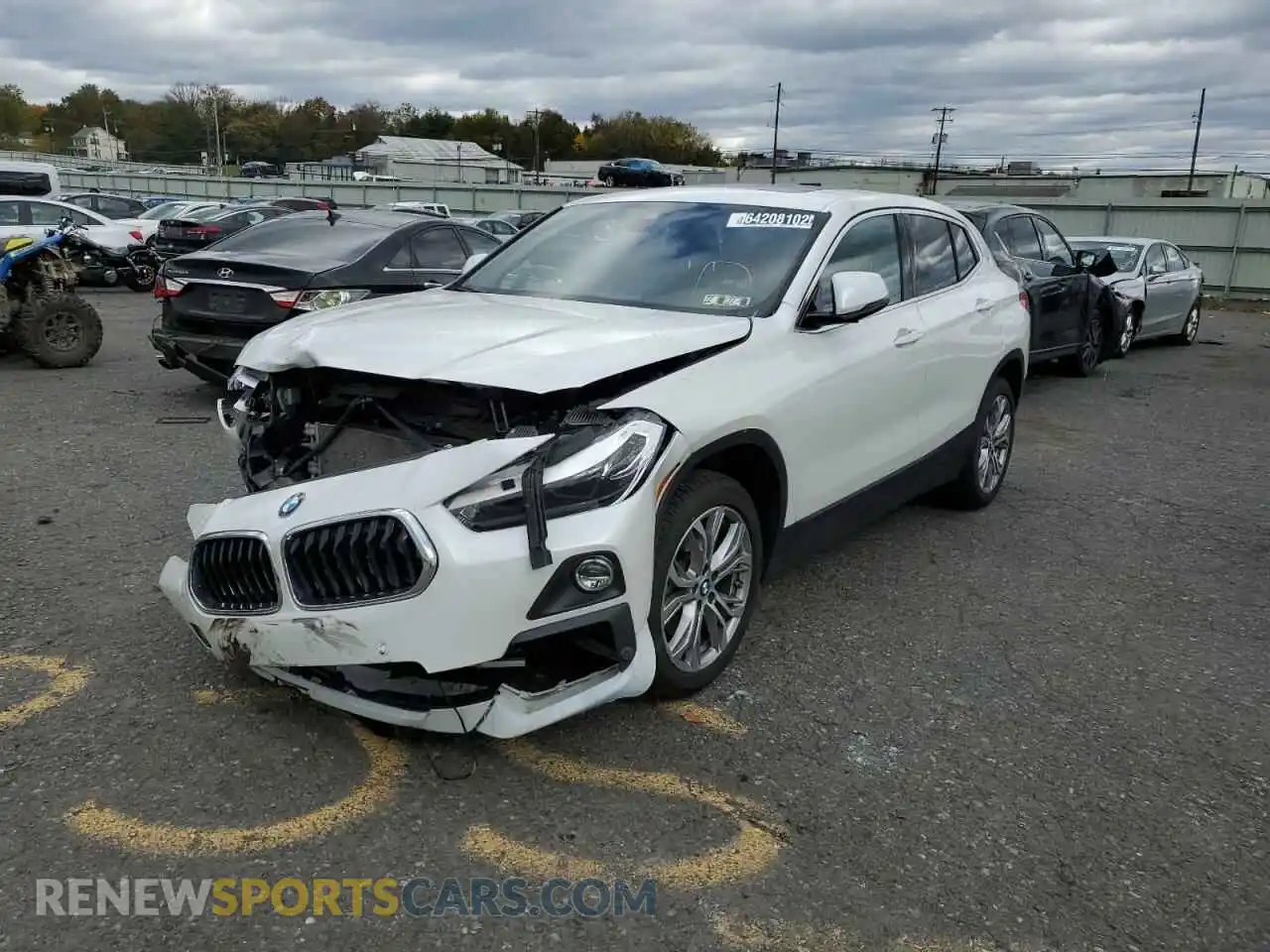 2 Photograph of a damaged car WBXYJ1C05L5R10111 BMW X2 2020