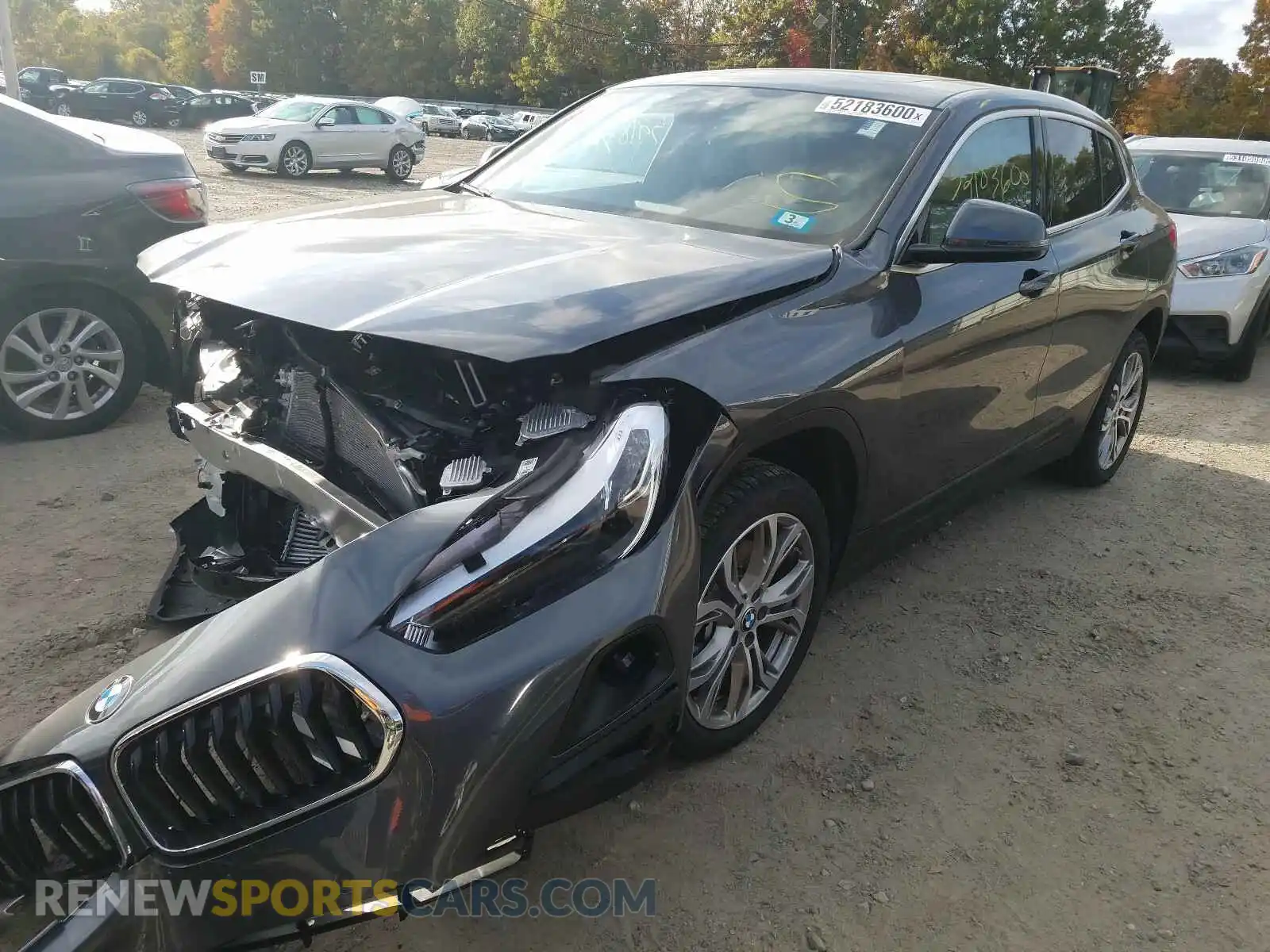 2 Photograph of a damaged car WBXYJ1C06L5P57142 BMW X2 2020