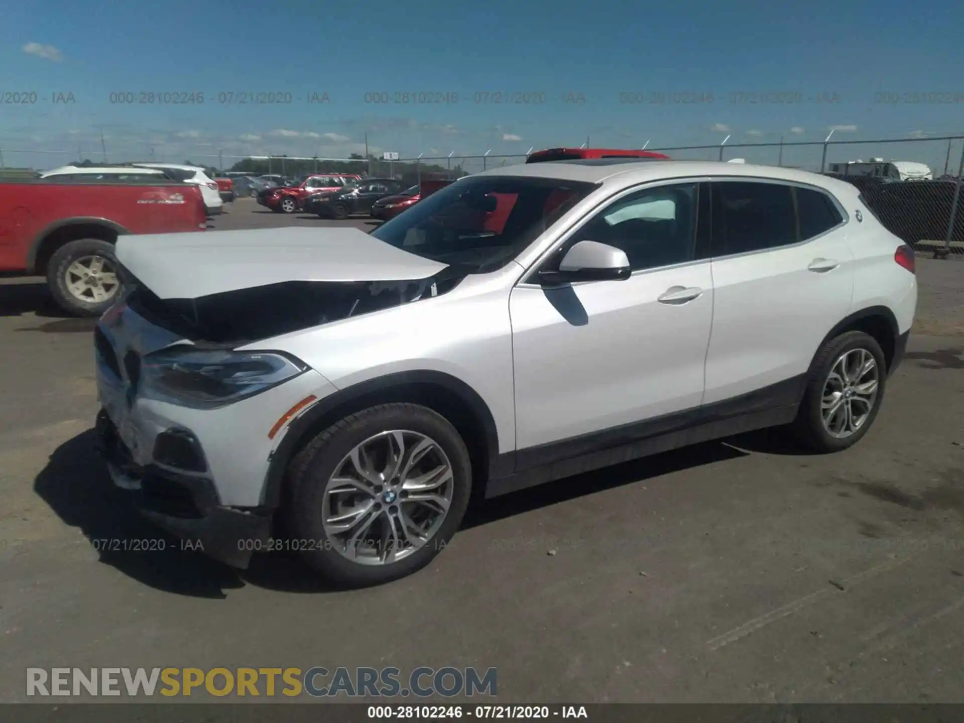 2 Photograph of a damaged car WBXYJ1C09L5P35832 BMW X2 2020