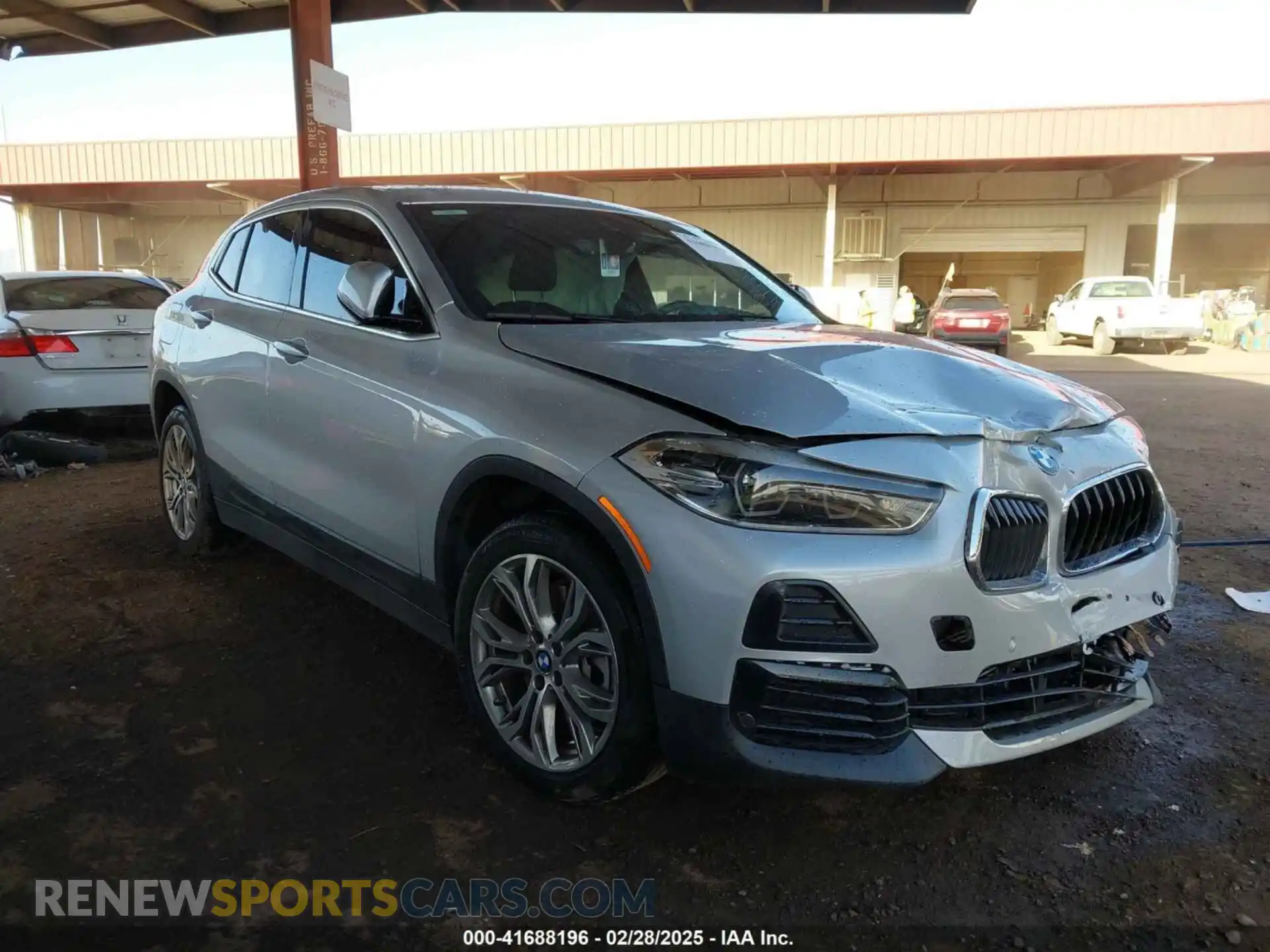 1 Photograph of a damaged car WBXYH9C01M5S45641 BMW X2 2021