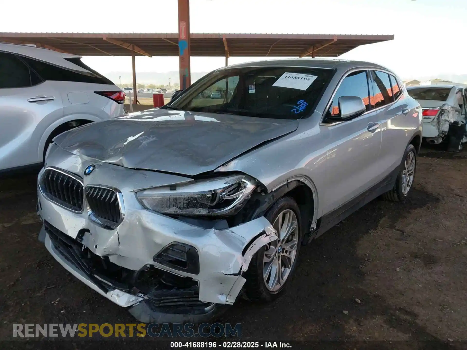 2 Photograph of a damaged car WBXYH9C01M5S45641 BMW X2 2021