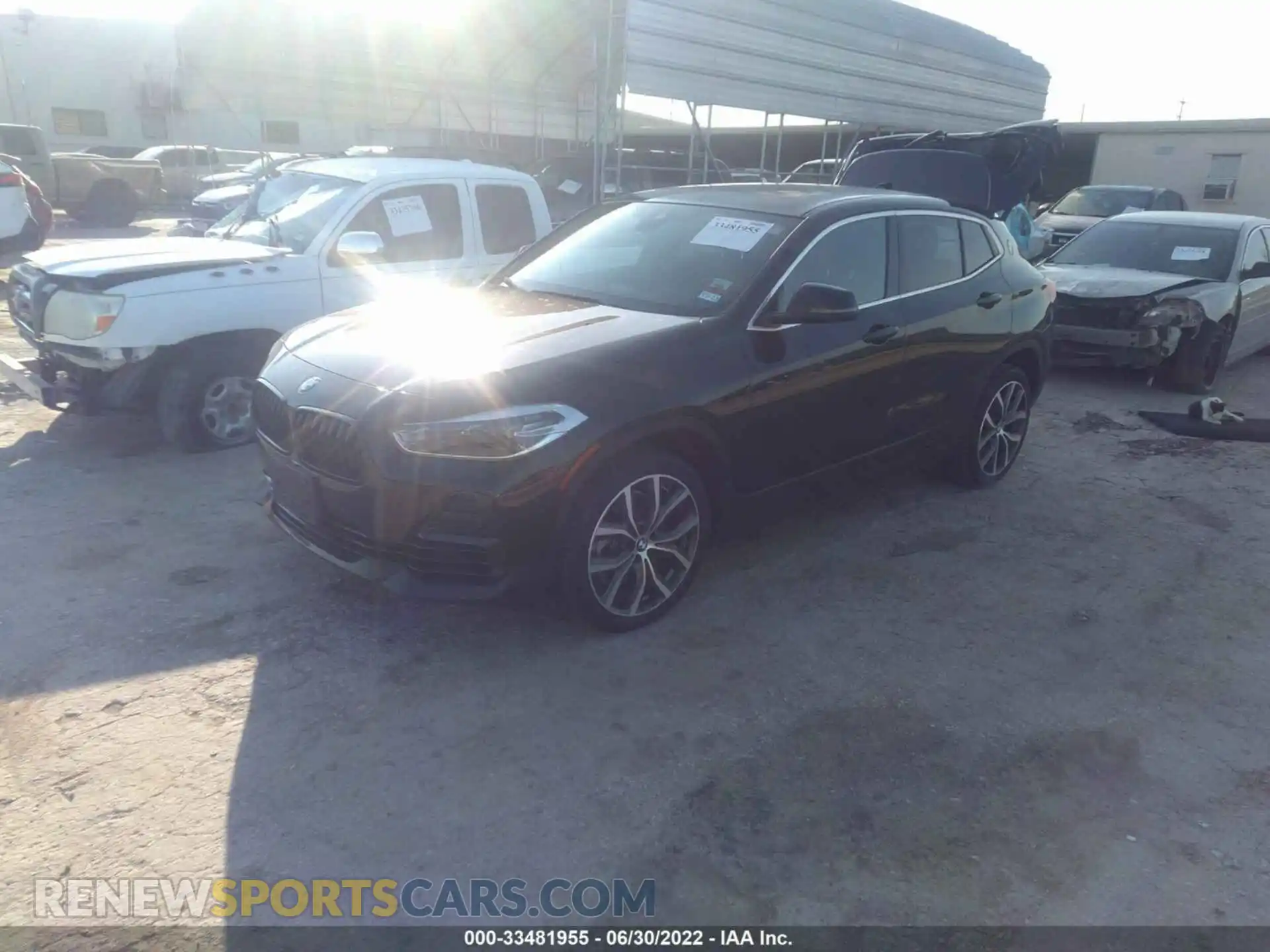 2 Фотография поврежденного автомобиля WBXYH9C01M5S64920 BMW X2 2021