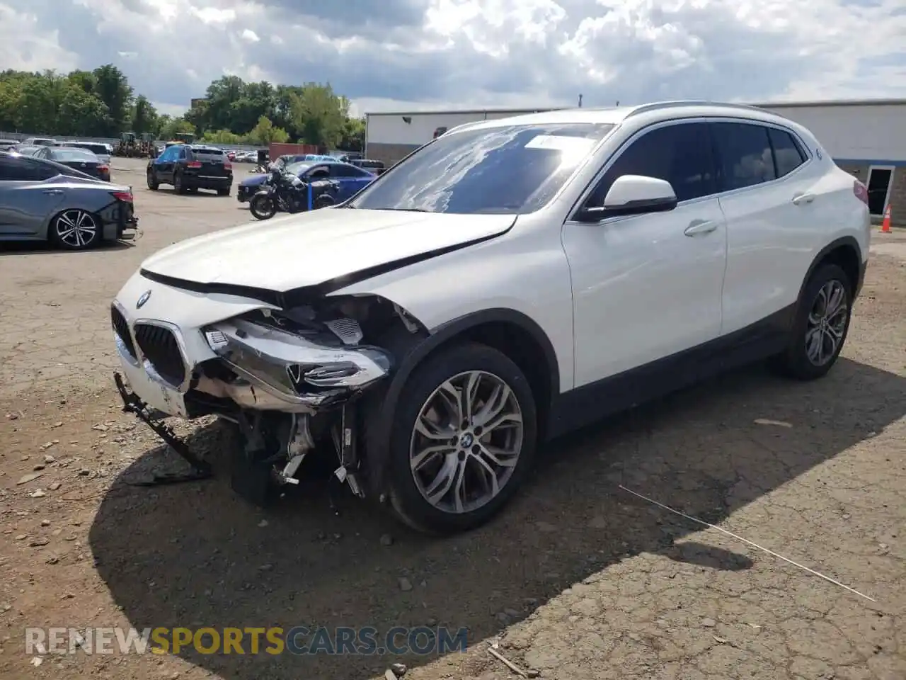 1 Photograph of a damaged car WBXYJ1C01M5T03270 BMW X2 2021