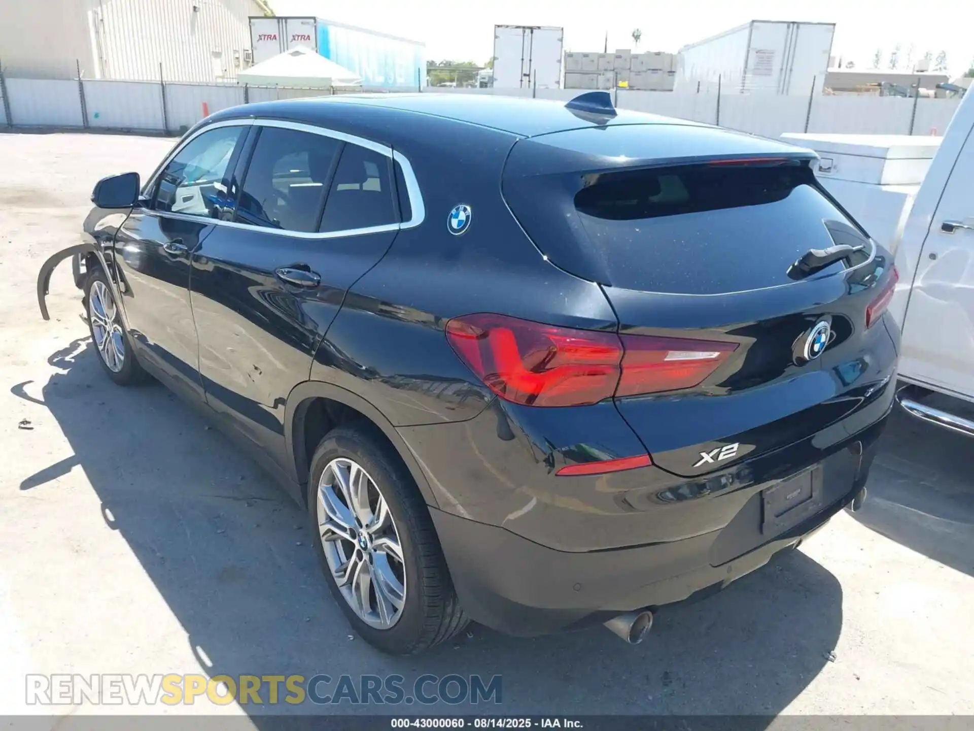 3 Фотография поврежденного автомобиля WBXYJ1C03M5T04582 BMW X2 2021
