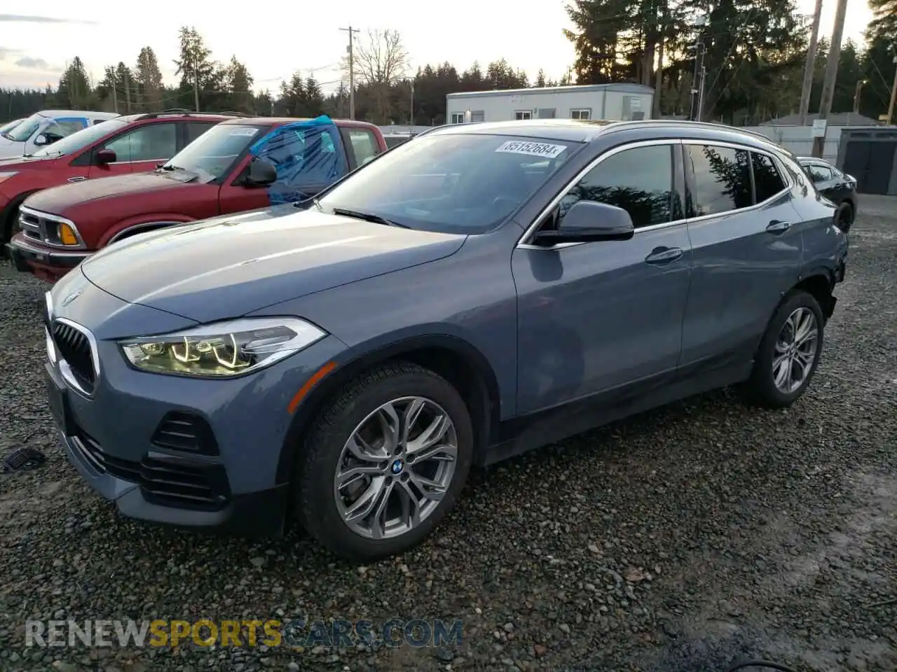 1 Photograph of a damaged car WBXYJ1C04M5S24918 BMW X2 2021