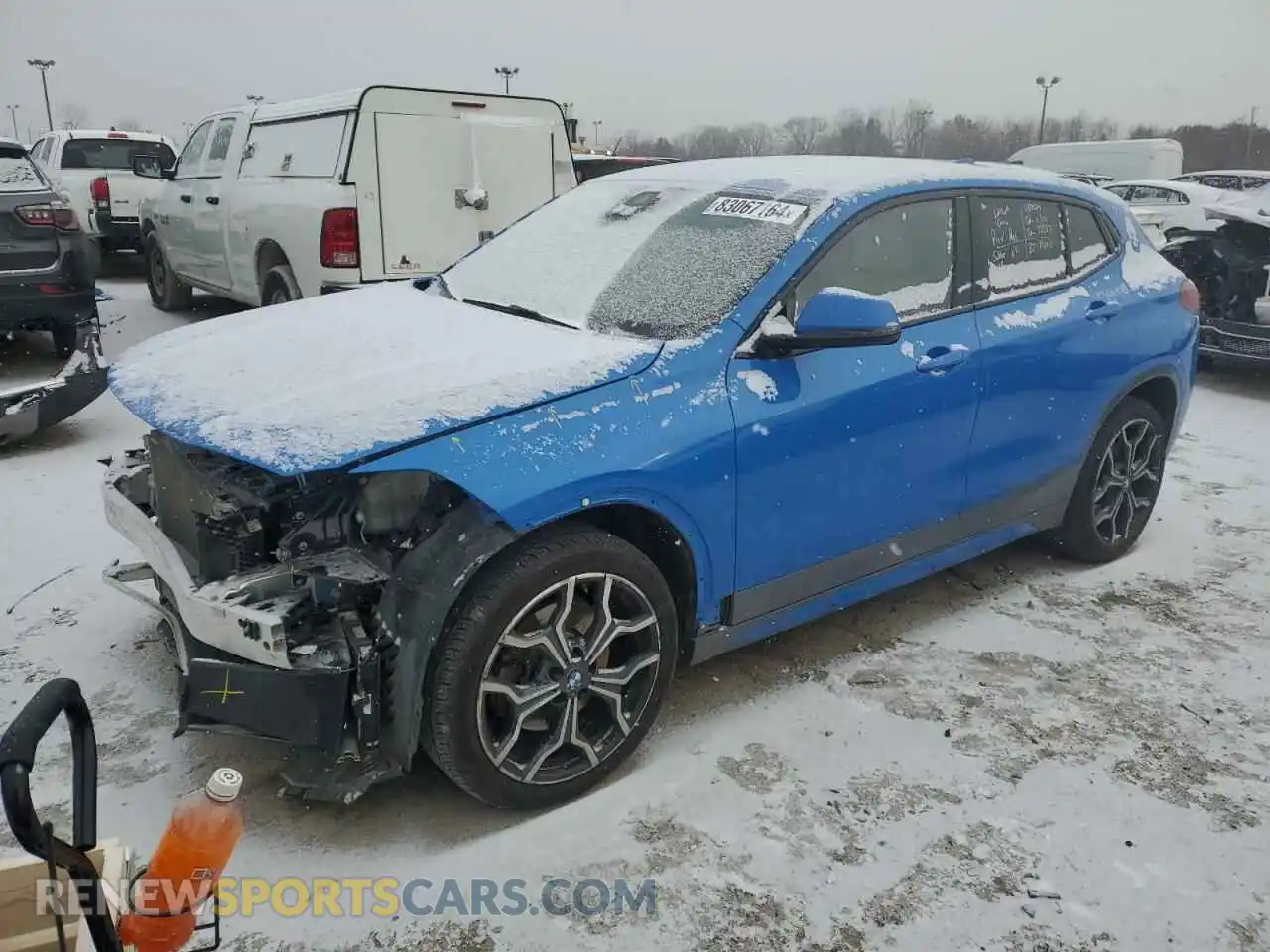 1 Photograph of a damaged car WBXYJ1C05M5S44997 BMW X2 2021