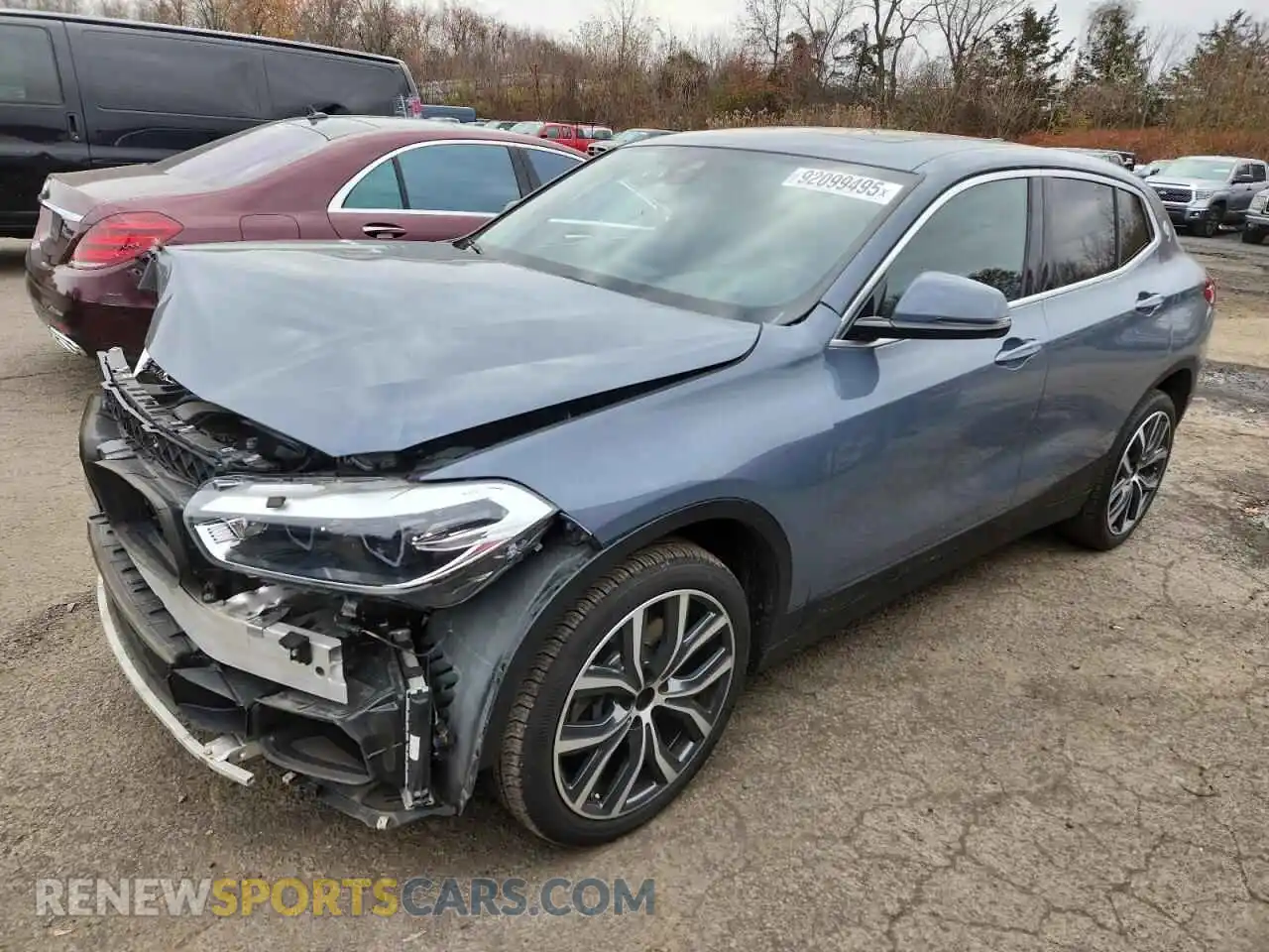 1 Photograph of a damaged car WBXYJ1C06M5S37265 BMW X2 2021