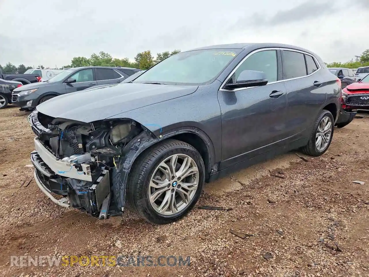 1 fotografías del automóvil dañado WBXYJ1C07M5T00826 BMW X2 2021