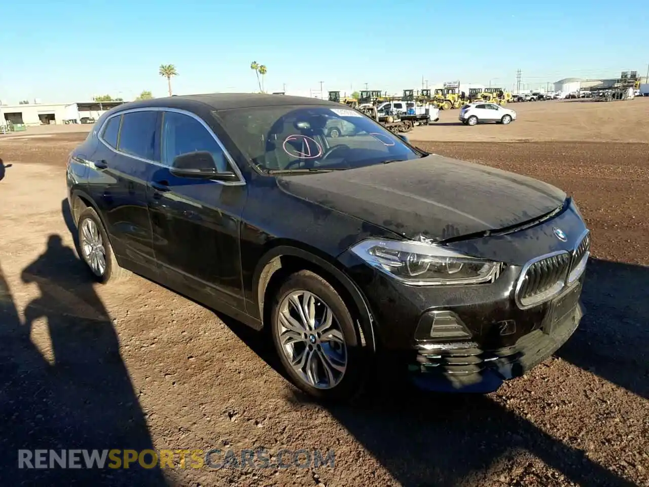 1 Photograph of a damaged car WBXYH9C0XN5U07428 BMW X2 2022