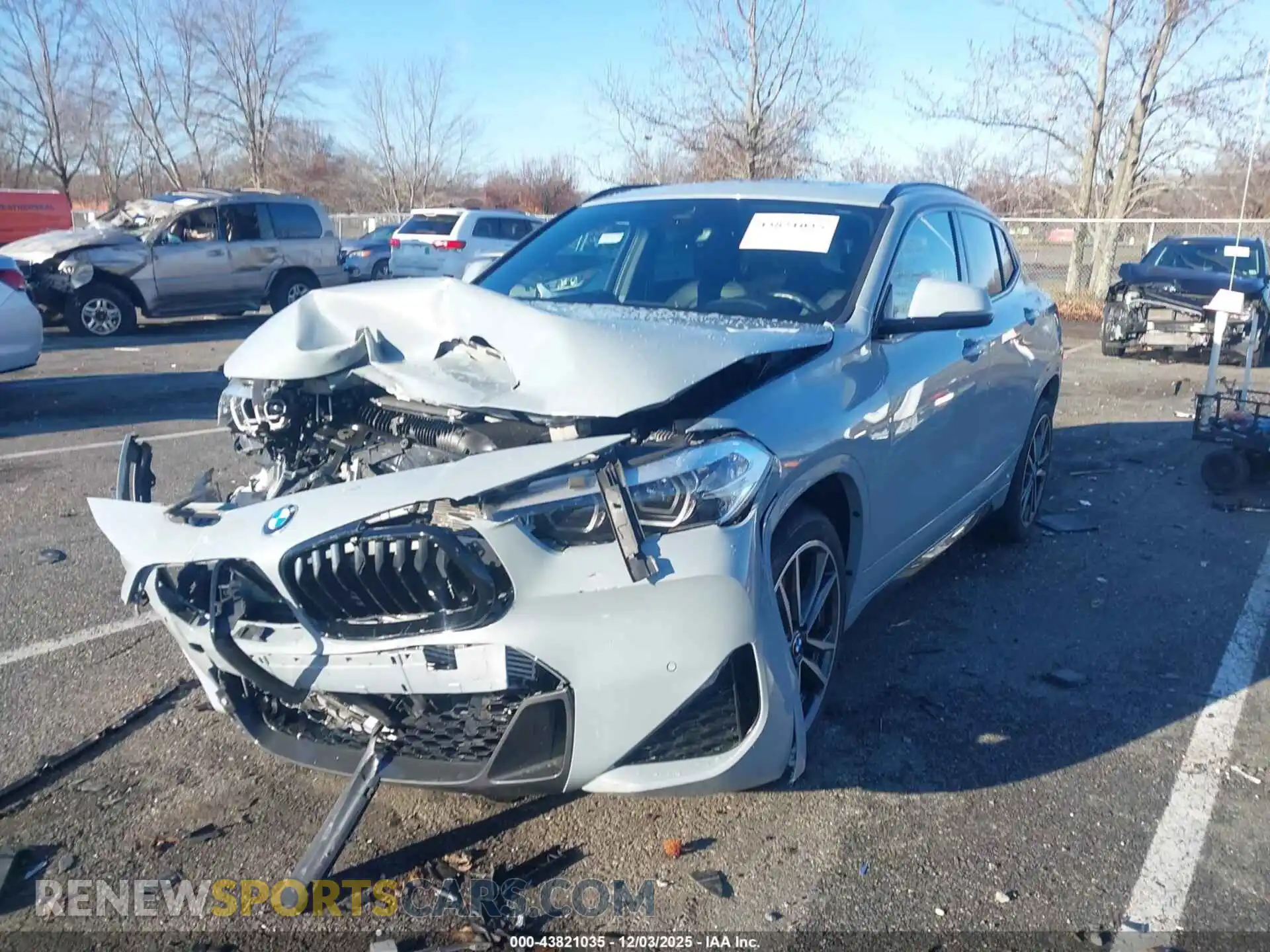 2 Photograph of a damaged car WBXYH9C01P5V56989 BMW X2 2023