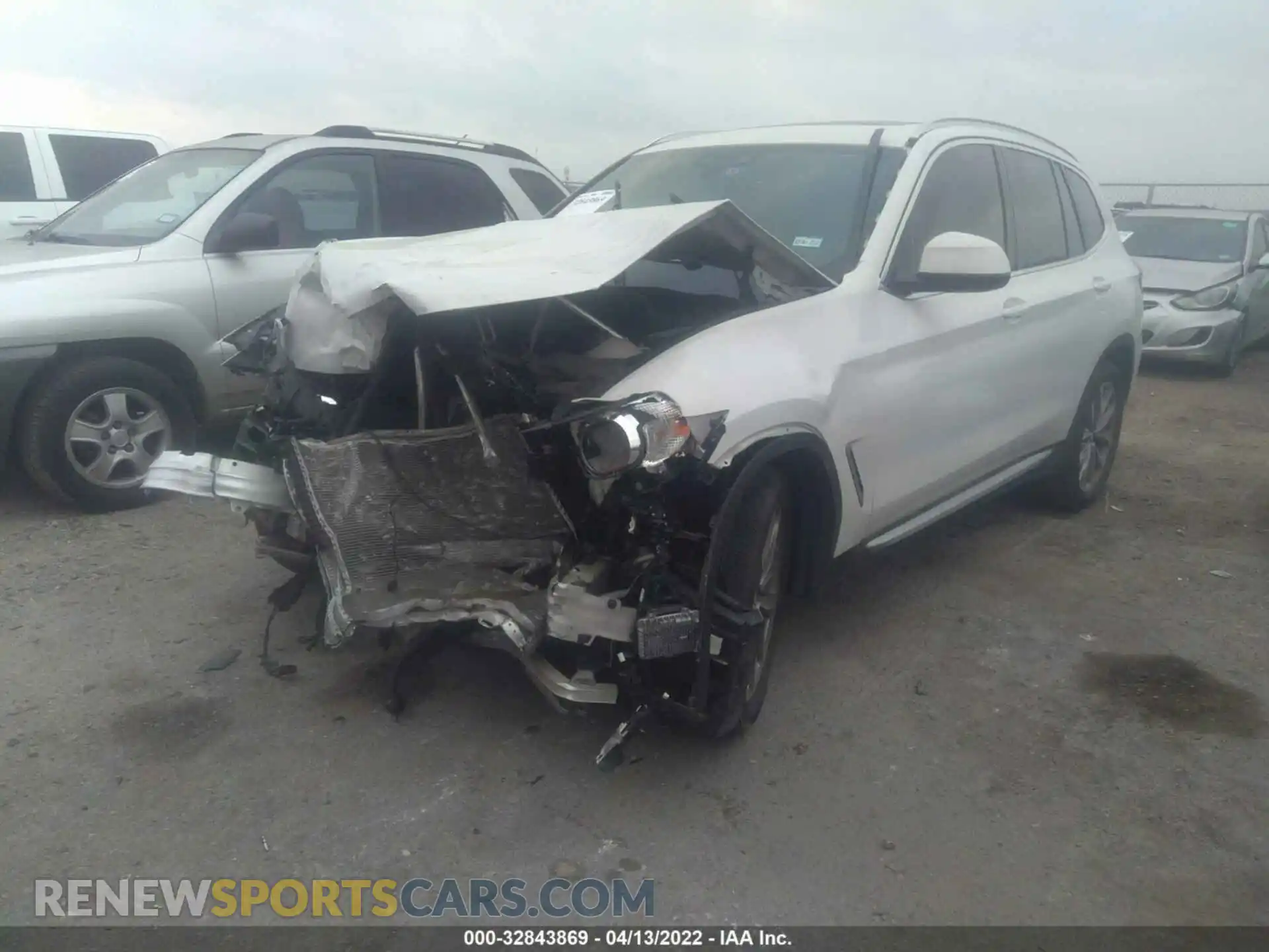2 Photograph of a damaged car 5UXTR7C50KLE93670 BMW X3 2019