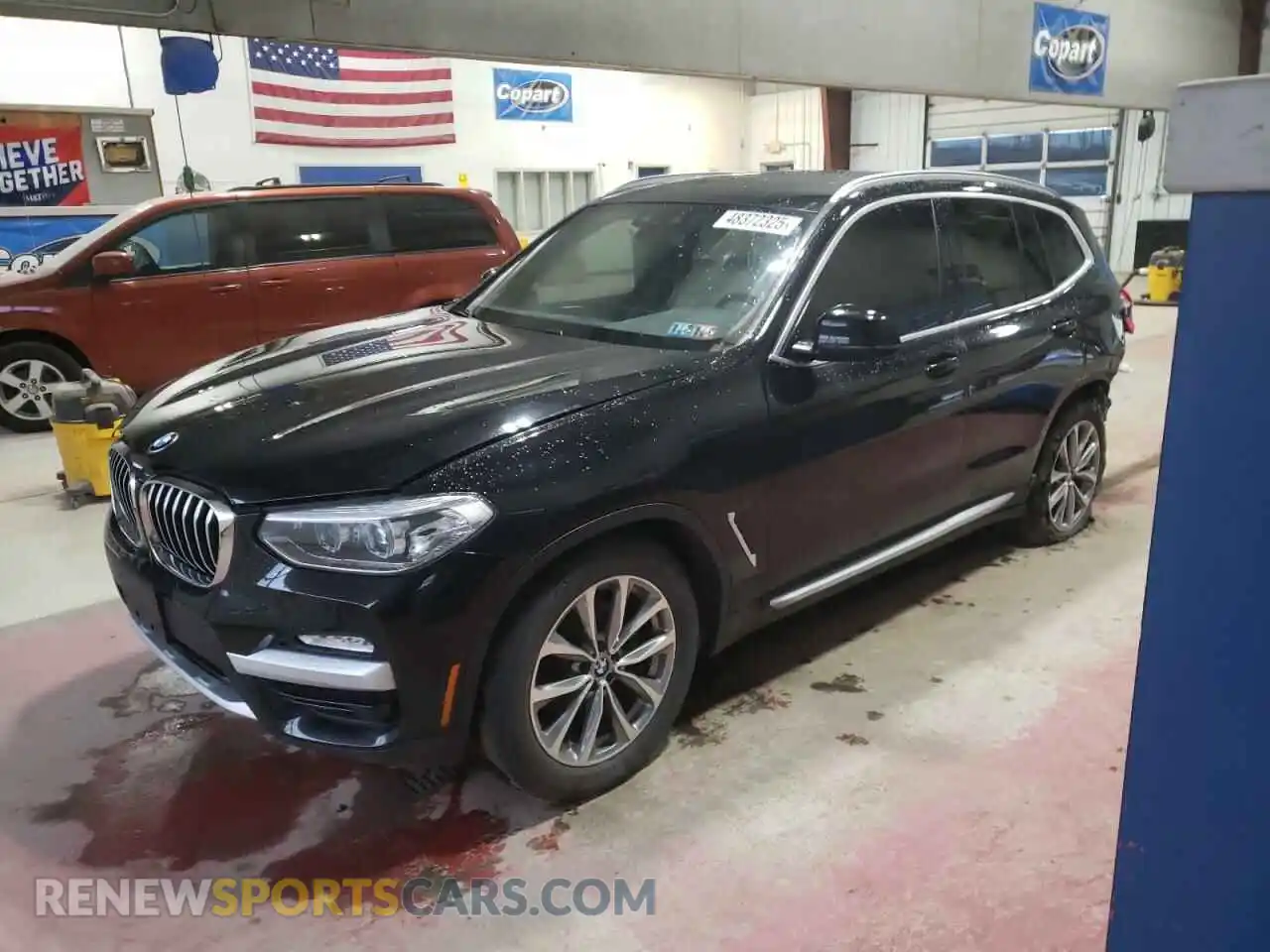 1 Photograph of a damaged car 5UXTR7C50KLE94804 BMW X3 2019
