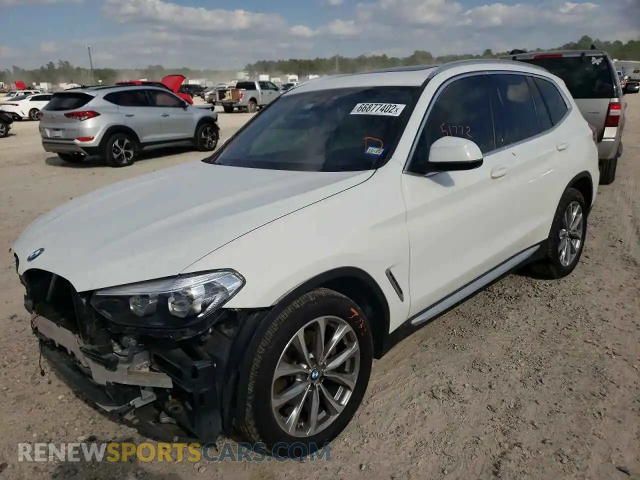 2 fotografías del automóvil dañado 5UXTR7C50KLE96505 BMW X3 2019