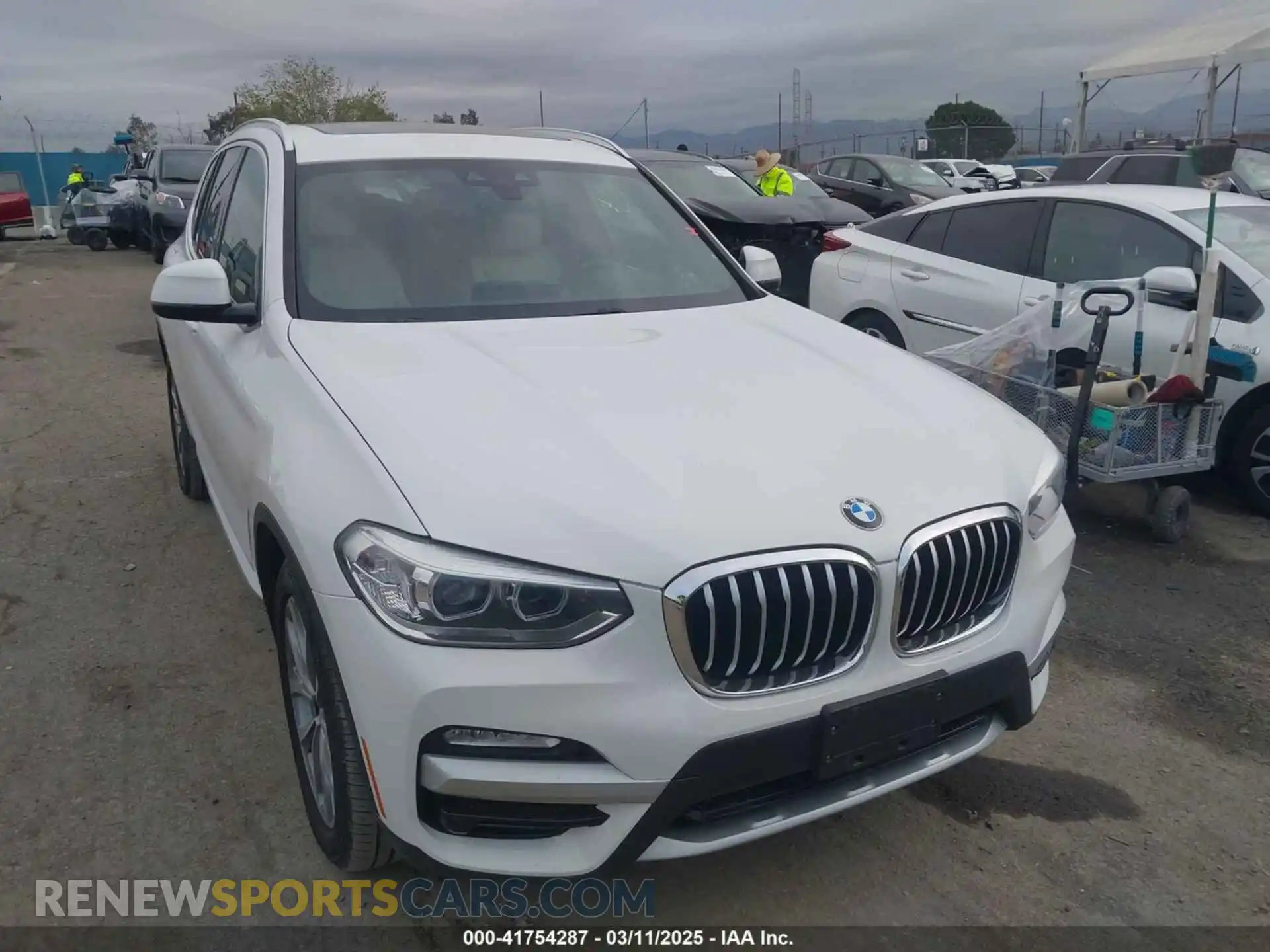 1 fotografías del automóvil dañado 5UXTR7C50KLE97511 BMW X3 2019
