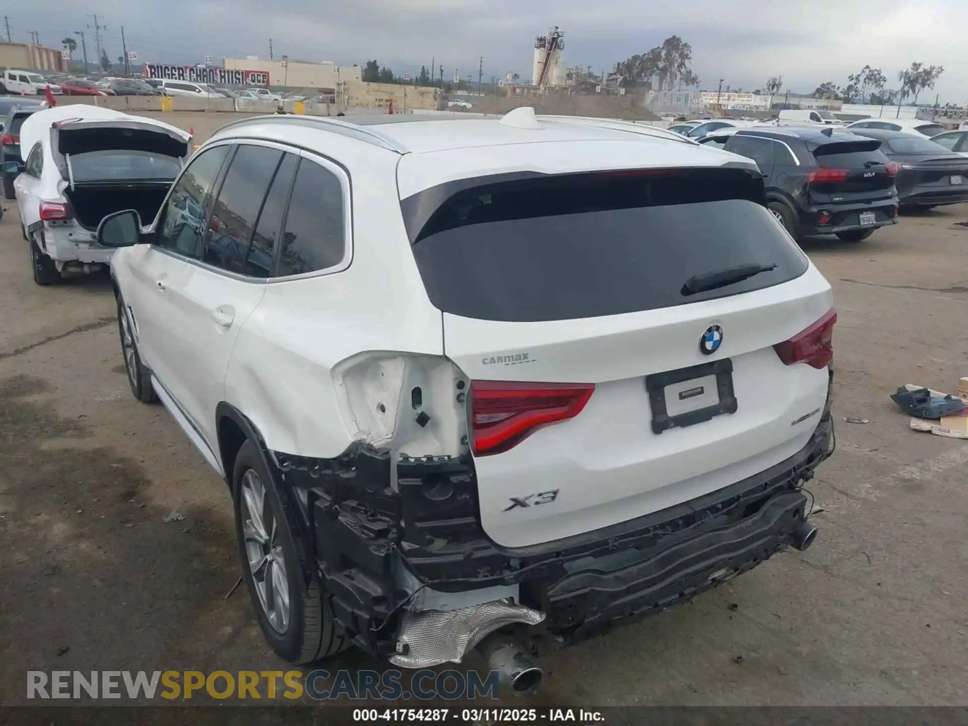 3 fotografías del automóvil dañado 5UXTR7C50KLE97511 BMW X3 2019