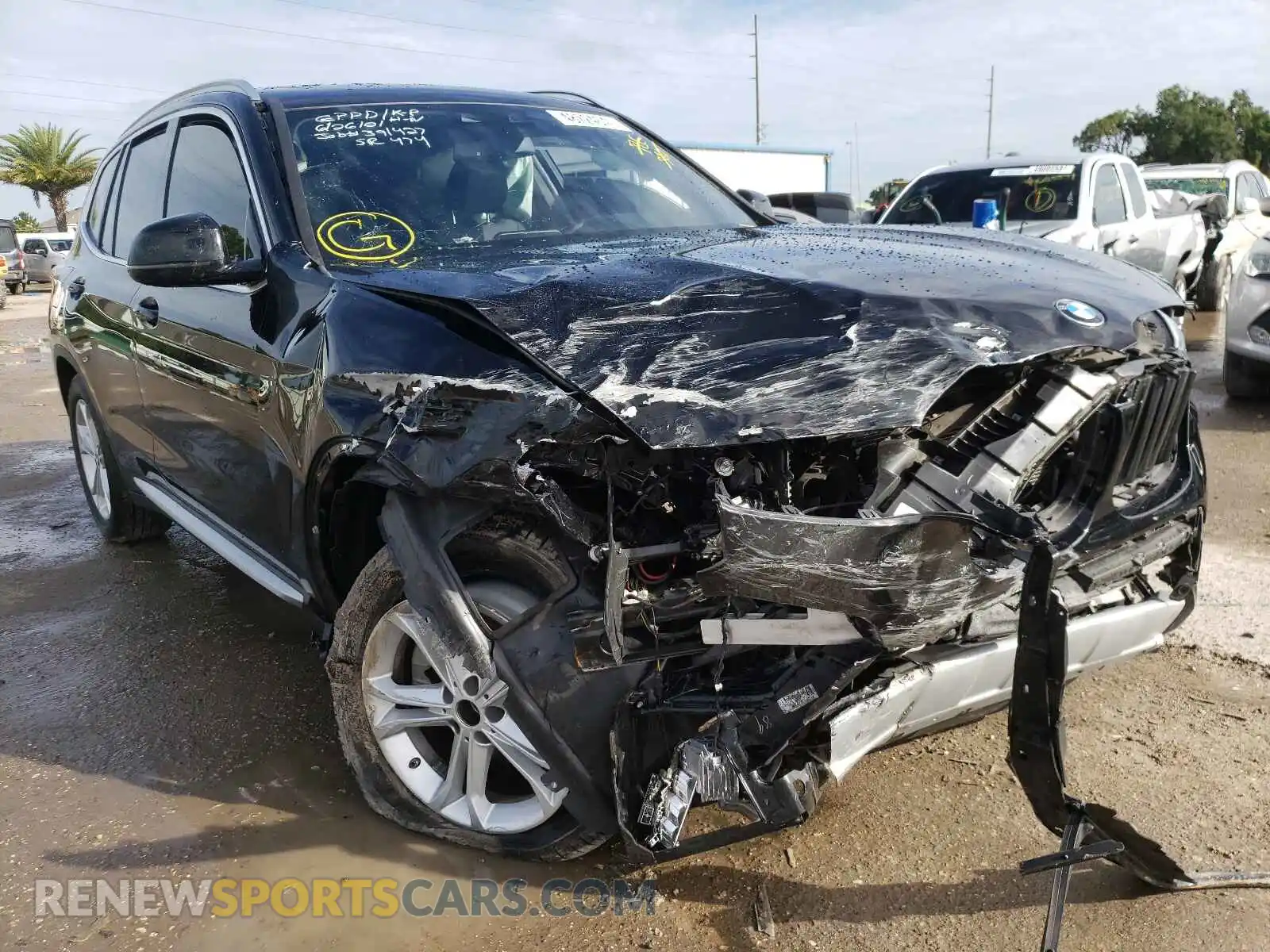 1 Photograph of a damaged car 5UXTR7C50KLF23945 BMW X3 2019