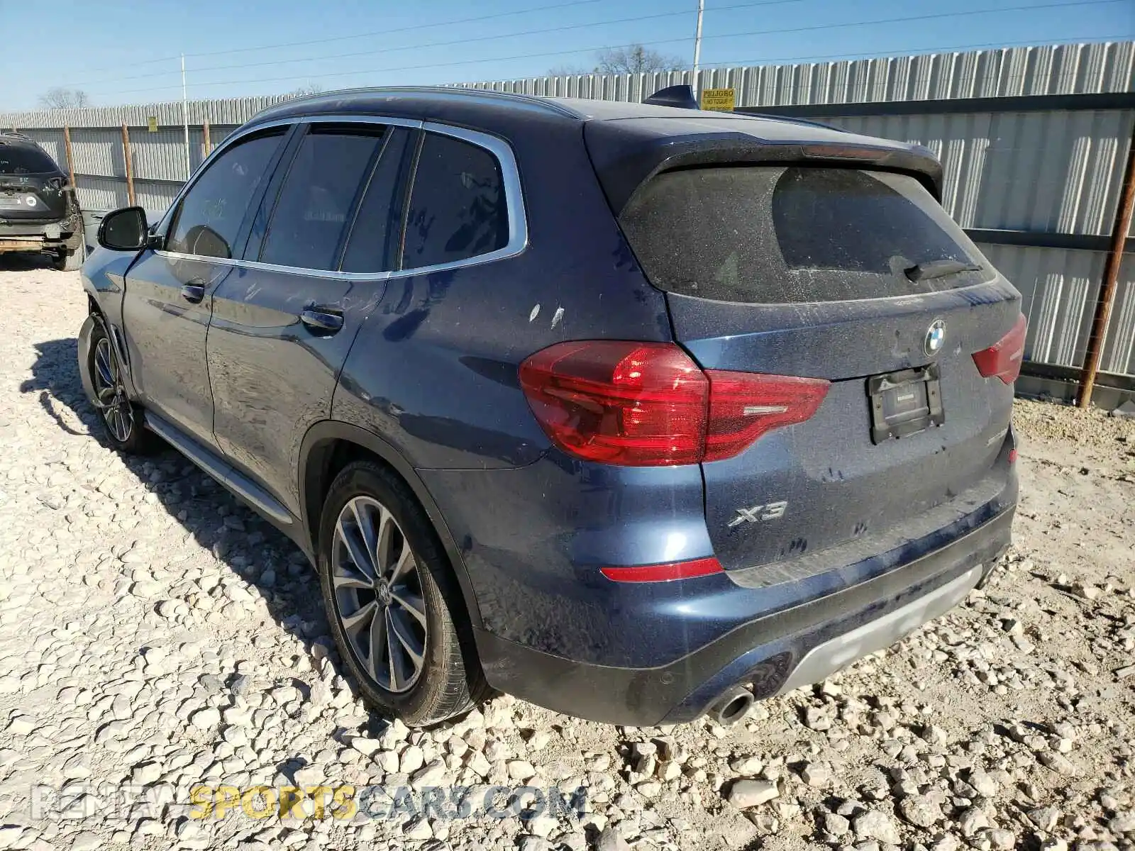 3 Photograph of a damaged car 5UXTR7C50KLF26277 BMW X3 2019