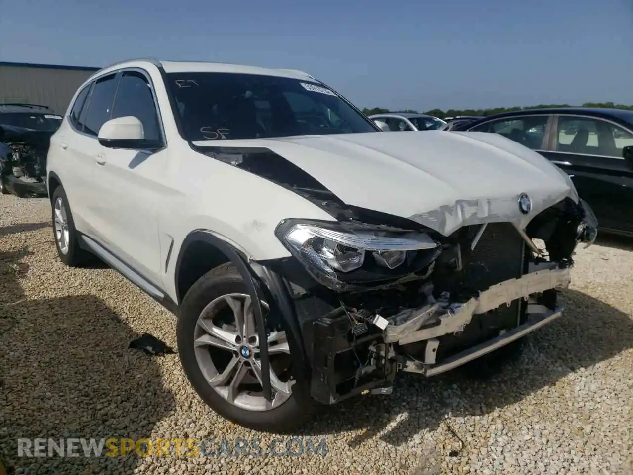 1 Photograph of a damaged car 5UXTR7C50KLF27039 BMW X3 2019