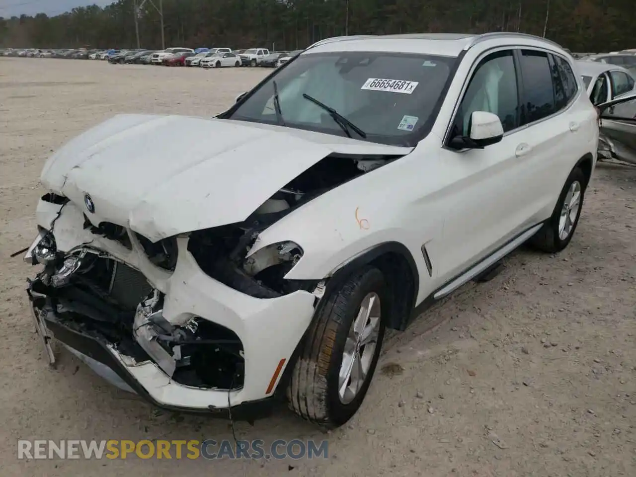 2 Photograph of a damaged car 5UXTR7C50KLF27056 BMW X3 2019