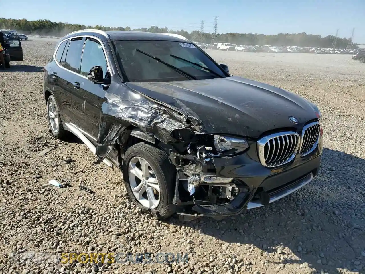 1 Photograph of a damaged car 5UXTR7C50KLF28496 BMW X3 2019