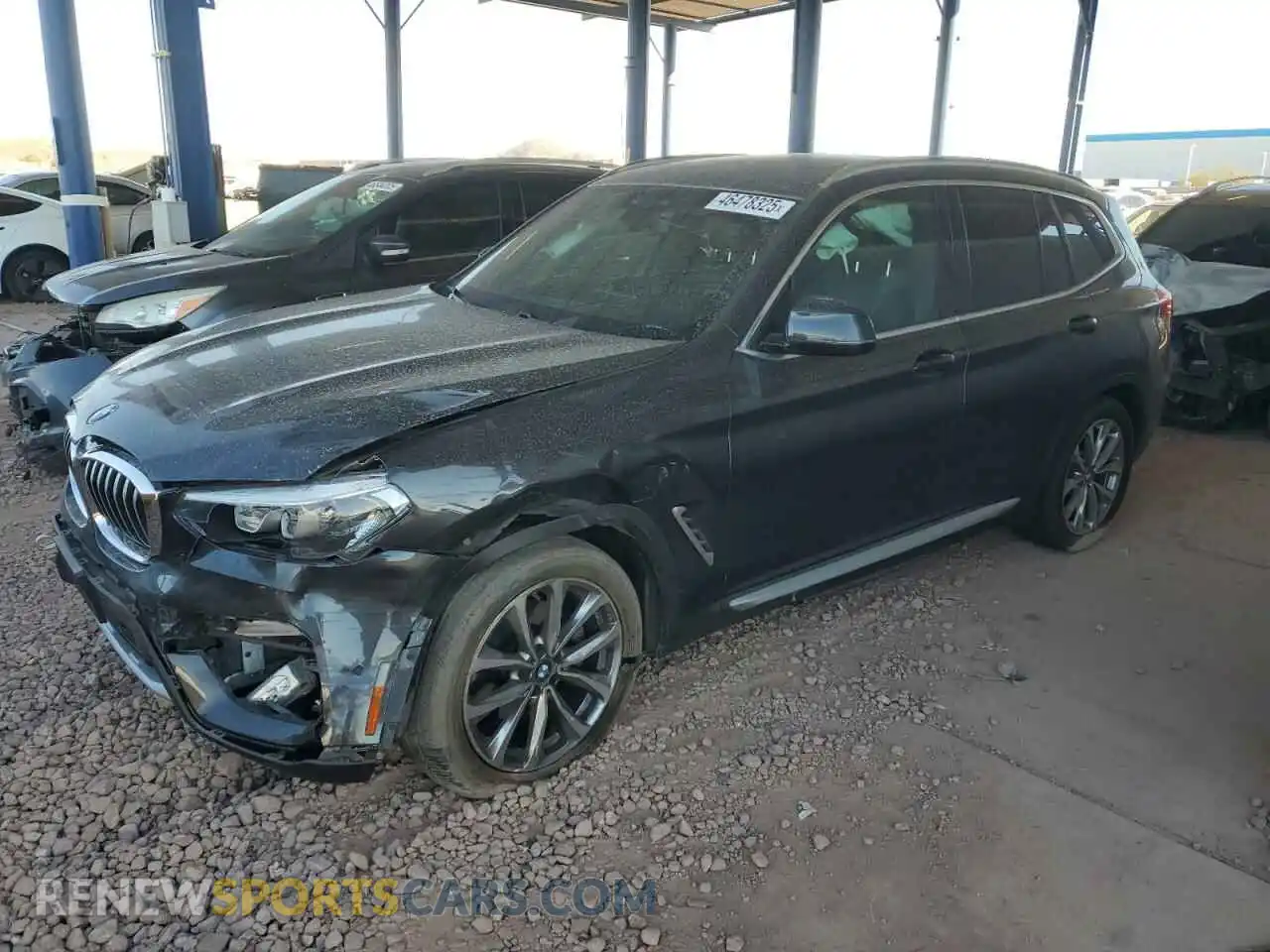 1 Photograph of a damaged car 5UXTR7C50KLF33102 BMW X3 2019
