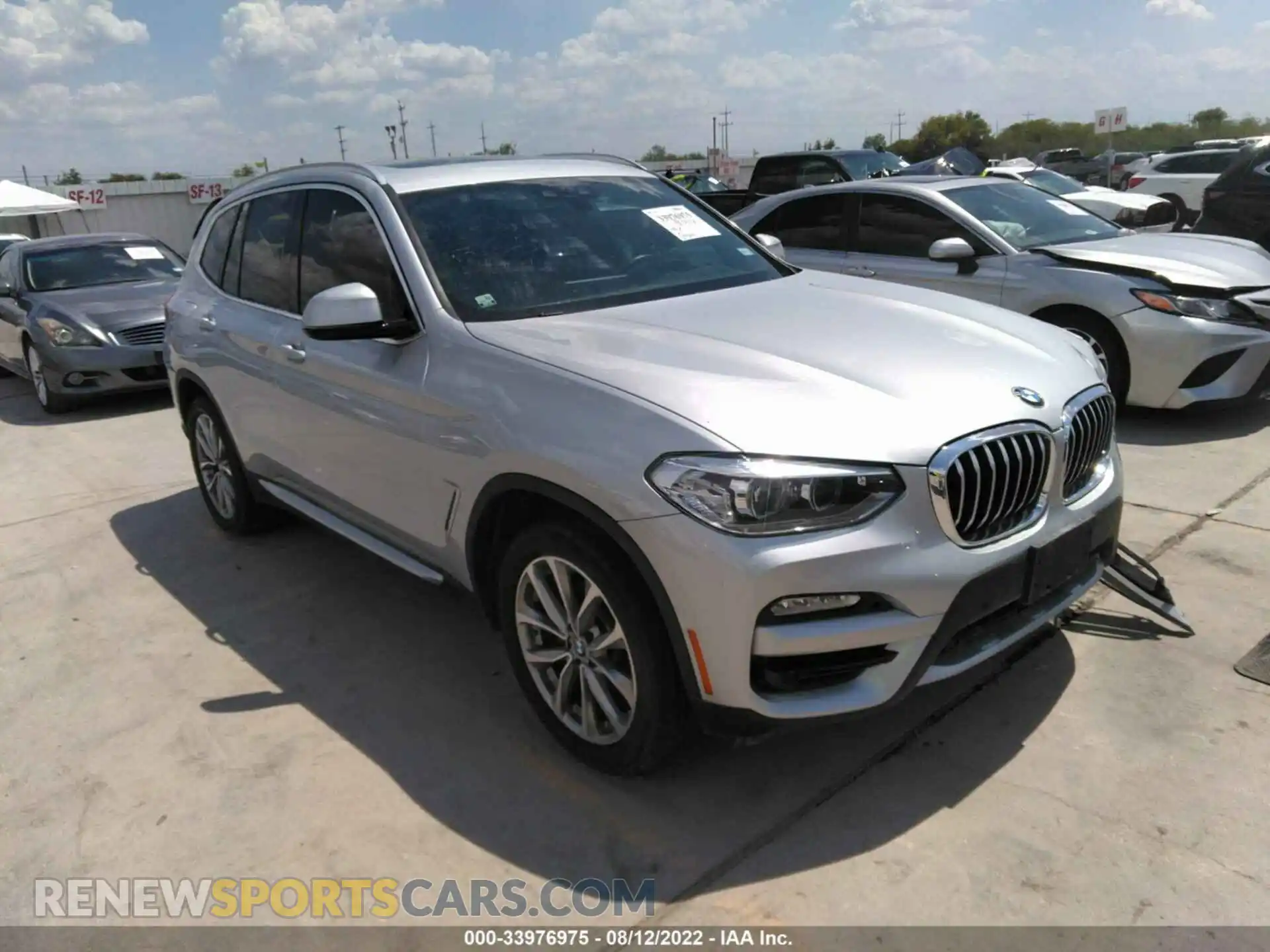 1 Photograph of a damaged car 5UXTR7C50KLF35576 BMW X3 2019