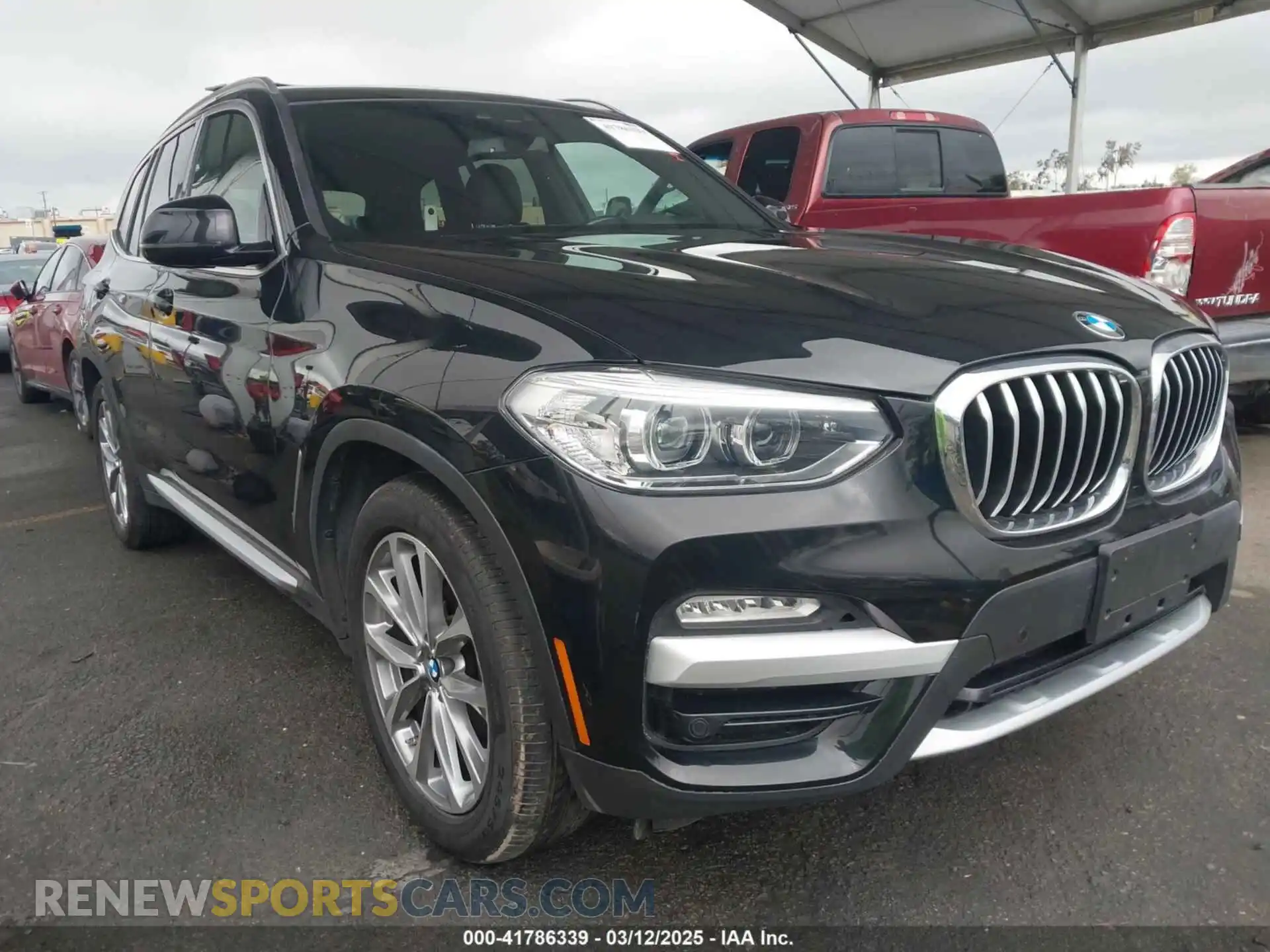 1 Photograph of a damaged car 5UXTR7C50KLR44299 BMW X3 2019