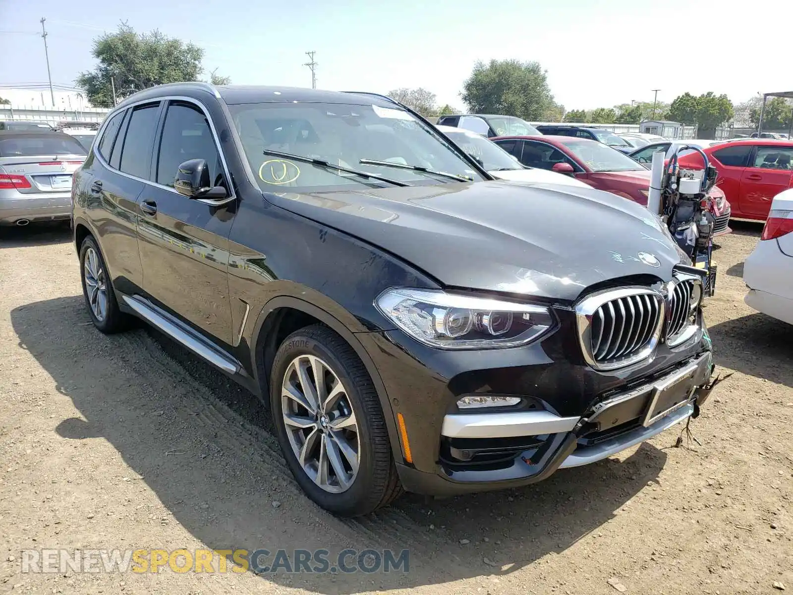 1 Photograph of a damaged car 5UXTR7C50KLR49471 BMW X3 2019