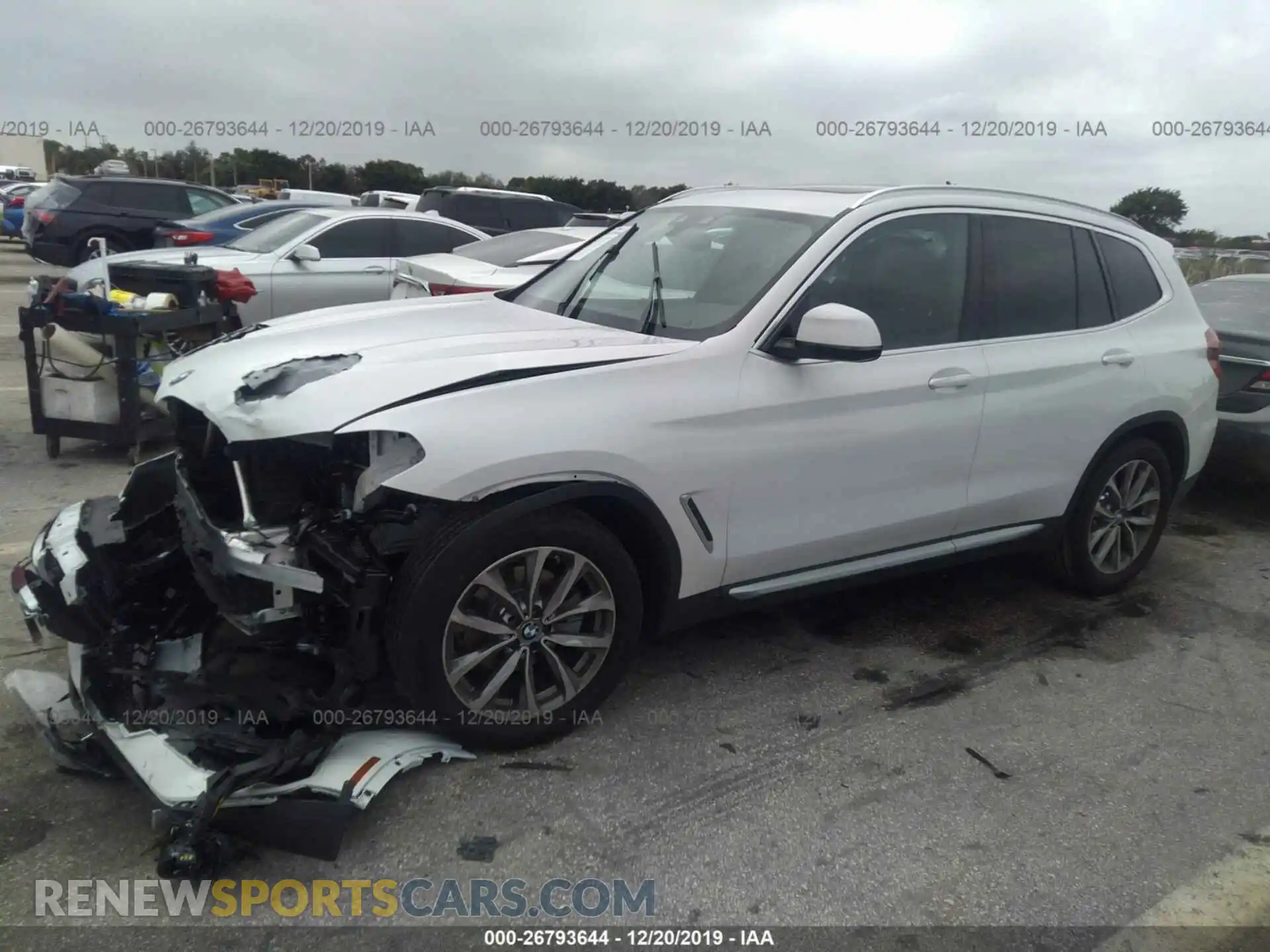 2 Photograph of a damaged car 5UXTR7C50KLR52791 BMW X3 2019