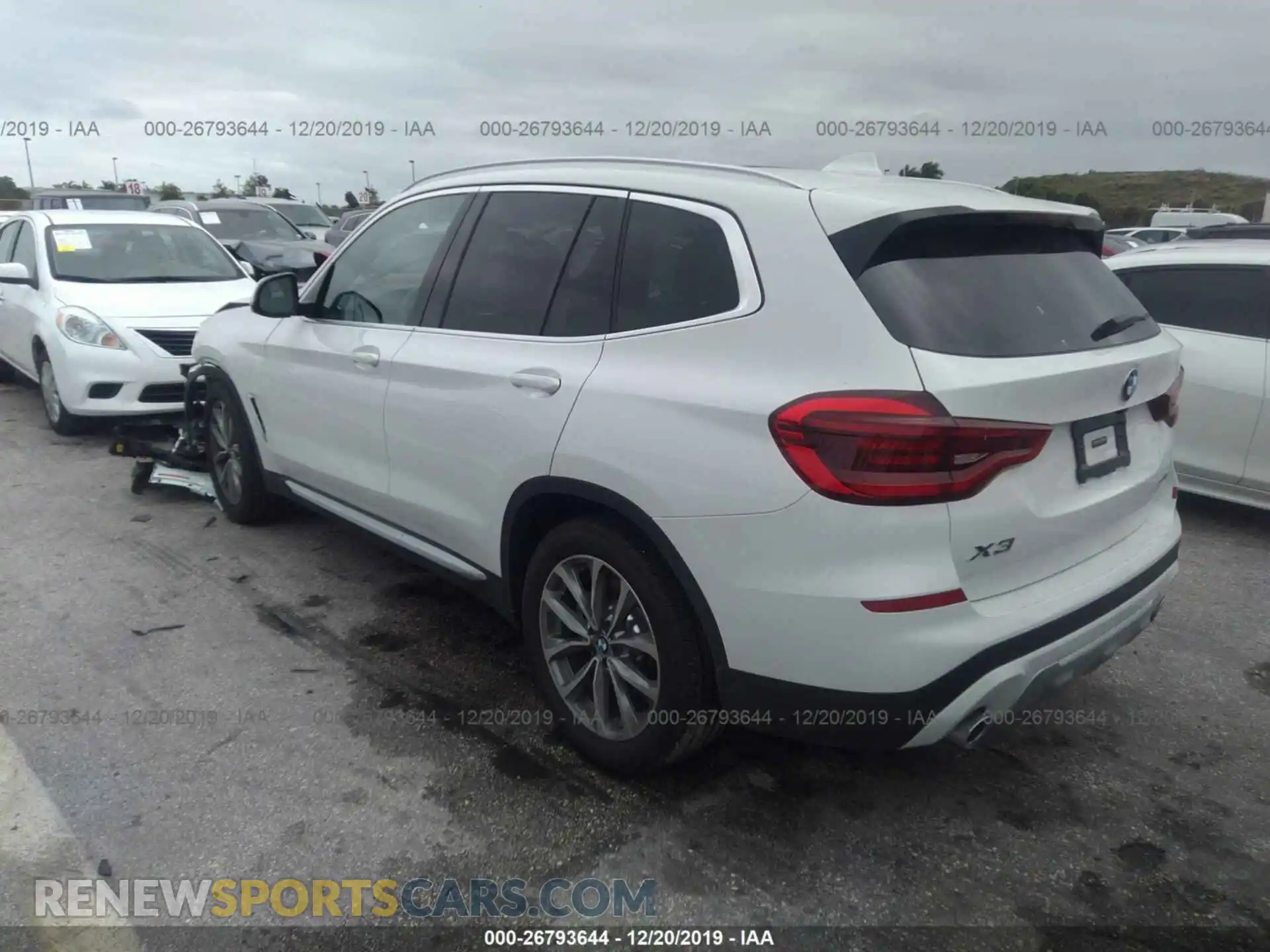 3 Photograph of a damaged car 5UXTR7C50KLR52791 BMW X3 2019