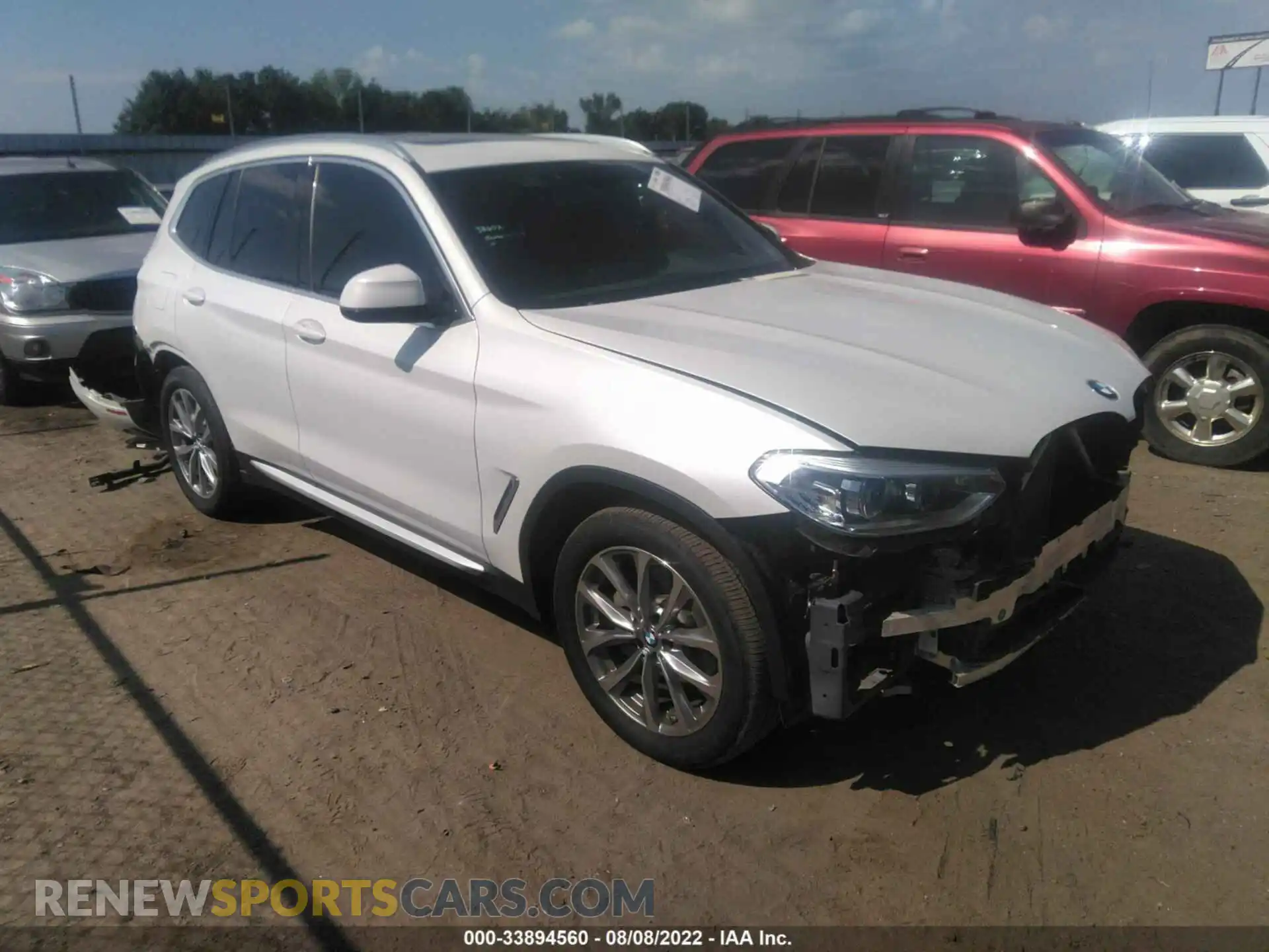 1 Photograph of a damaged car 5UXTR7C51KLE93421 BMW X3 2019