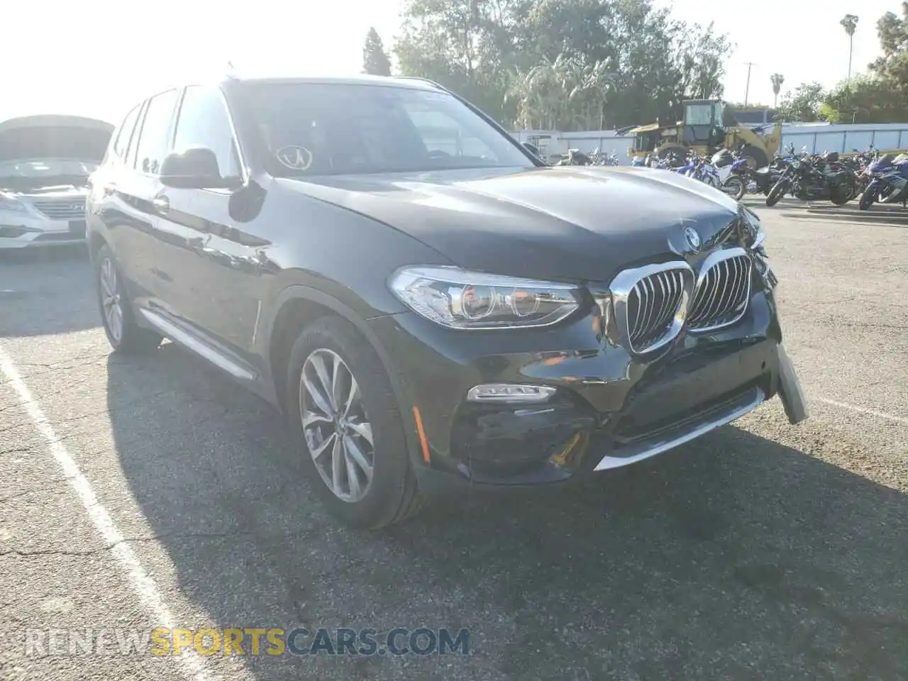 1 Photograph of a damaged car 5UXTR7C51KLF23419 BMW X3 2019