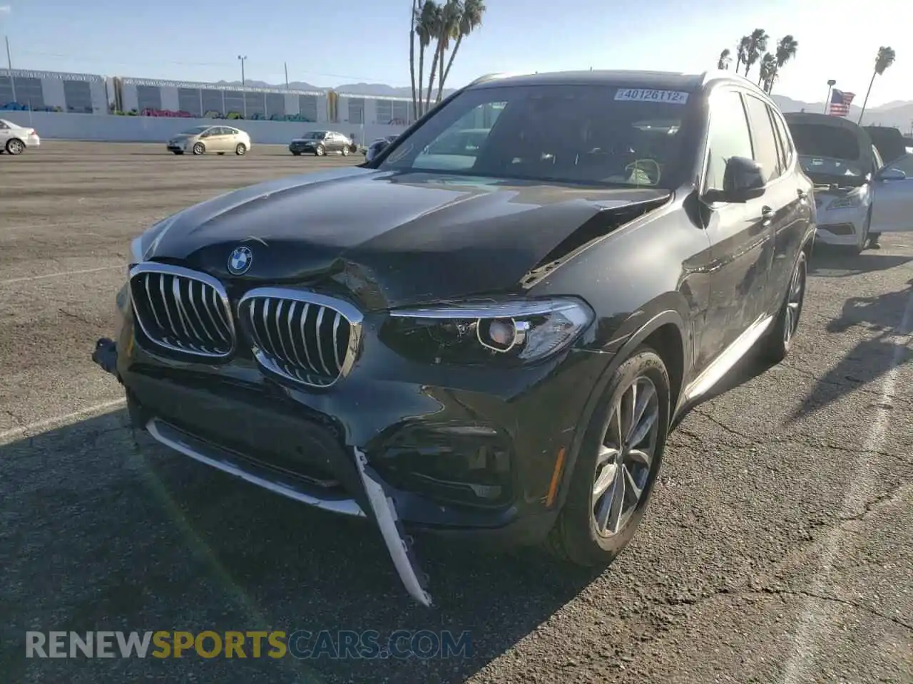 2 Photograph of a damaged car 5UXTR7C51KLF23419 BMW X3 2019