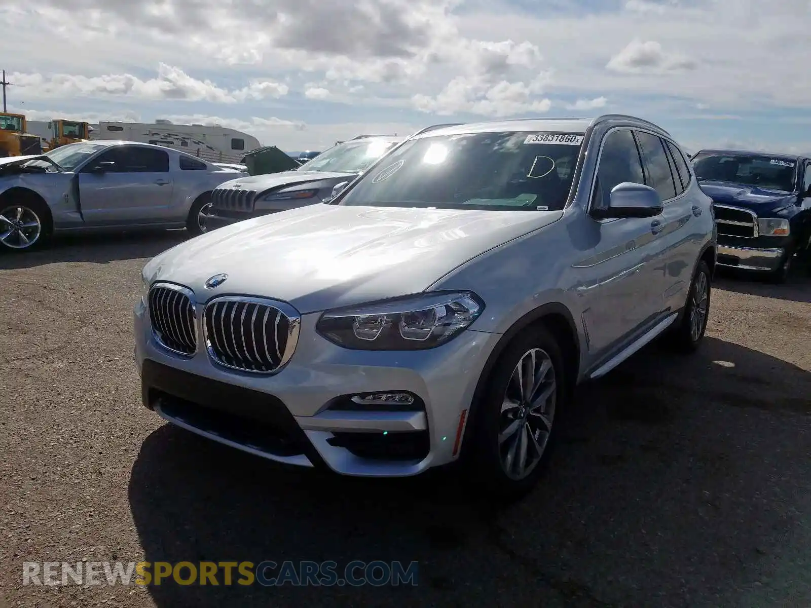 2 Photograph of a damaged car 5UXTR7C51KLF27938 BMW X3 2019