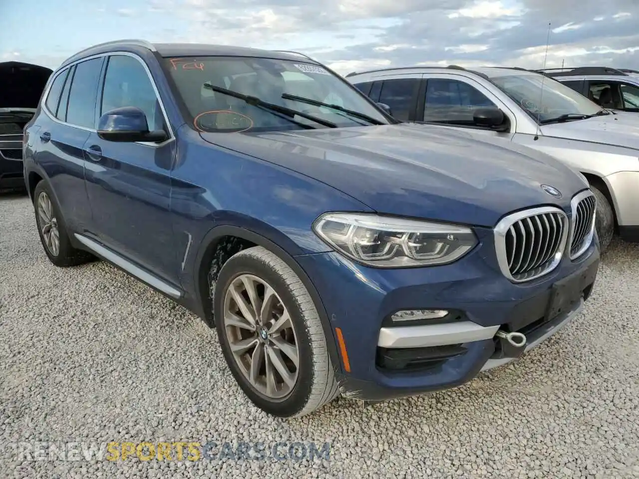 1 Photograph of a damaged car 5UXTR7C51KLF30757 BMW X3 2019