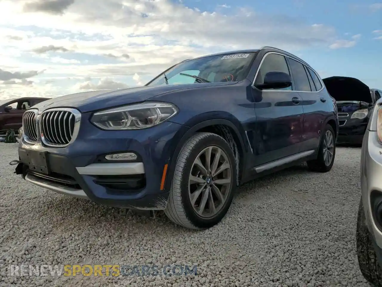 2 Photograph of a damaged car 5UXTR7C51KLF30757 BMW X3 2019