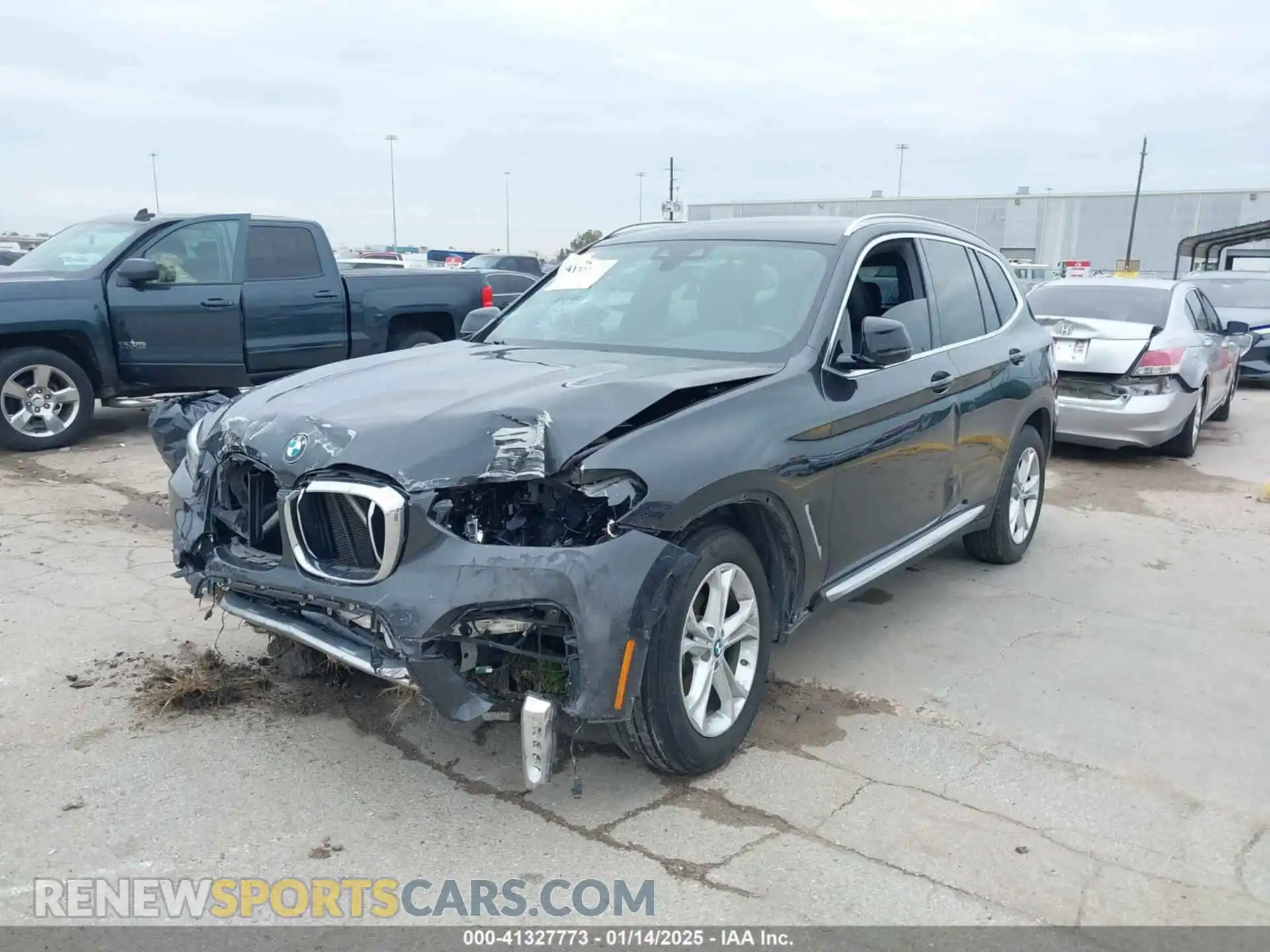2 Photograph of a damaged car 5UXTR7C51KLF31147 BMW X3 2019