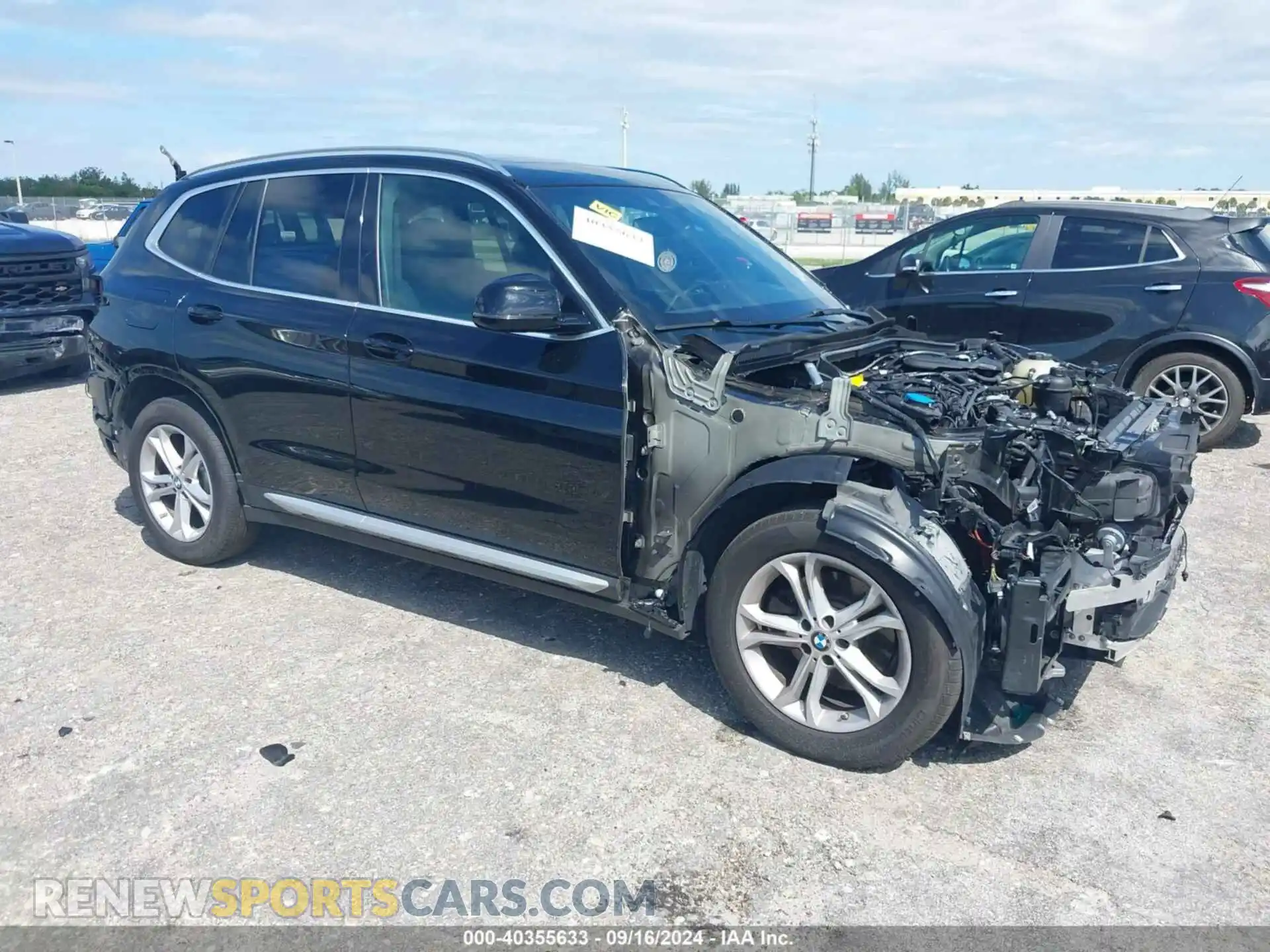 1 Photograph of a damaged car 5UXTR7C51KLF31939 BMW X3 2019
