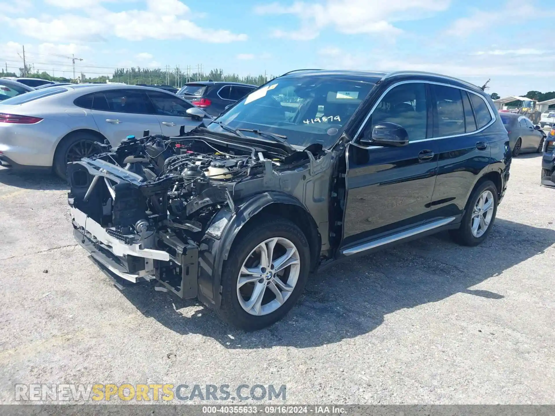 2 Photograph of a damaged car 5UXTR7C51KLF31939 BMW X3 2019