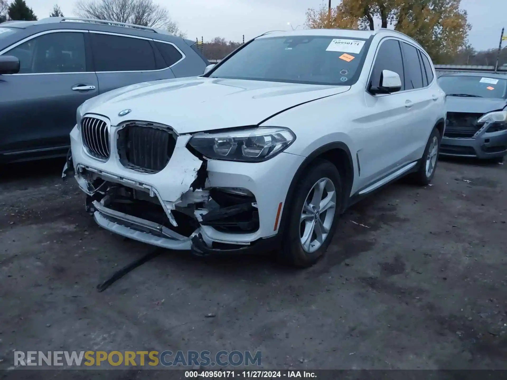 2 Photograph of a damaged car 5UXTR7C51KLF31956 BMW X3 2019